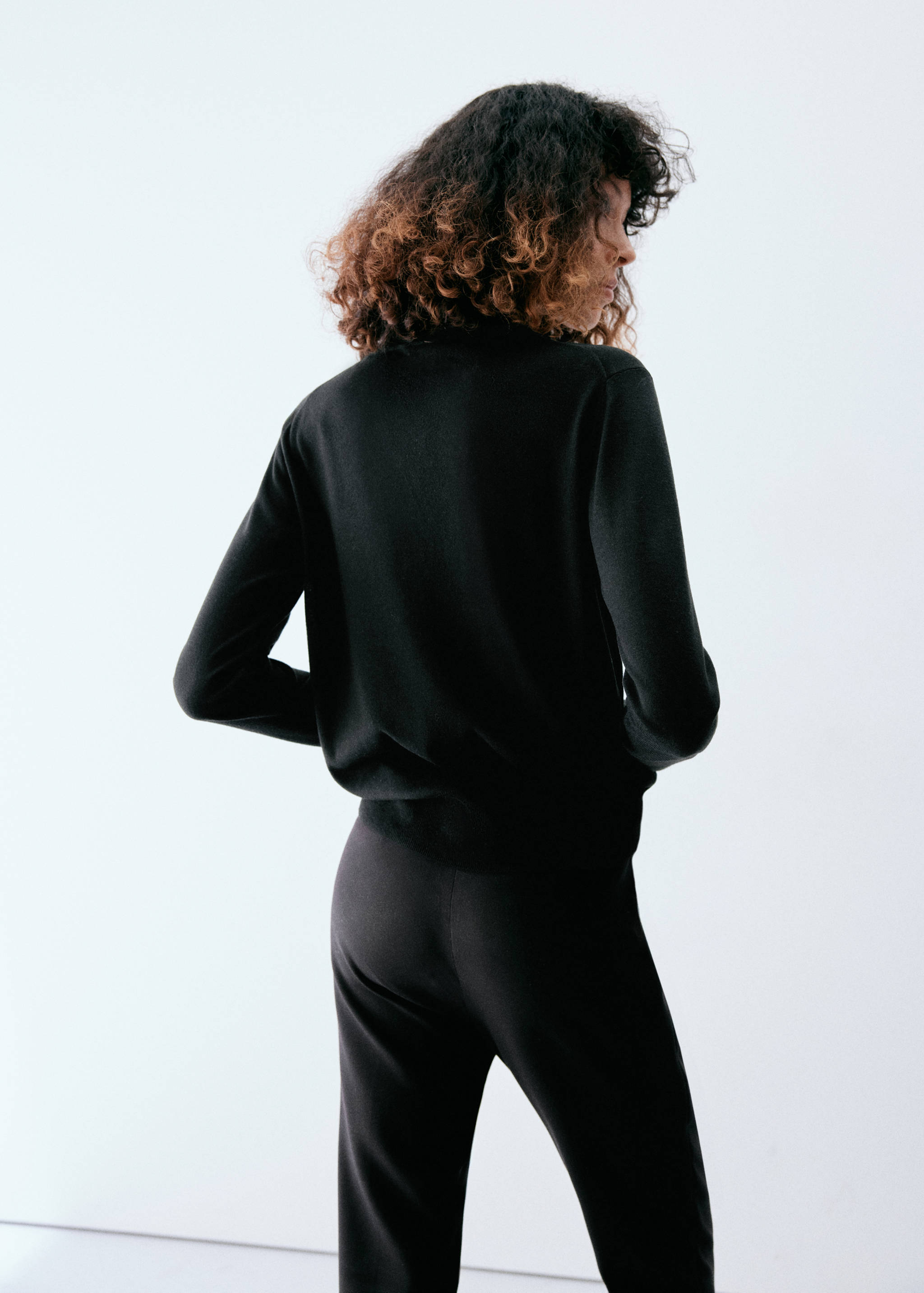 Pull-over maille col roulé - Verso de l’article