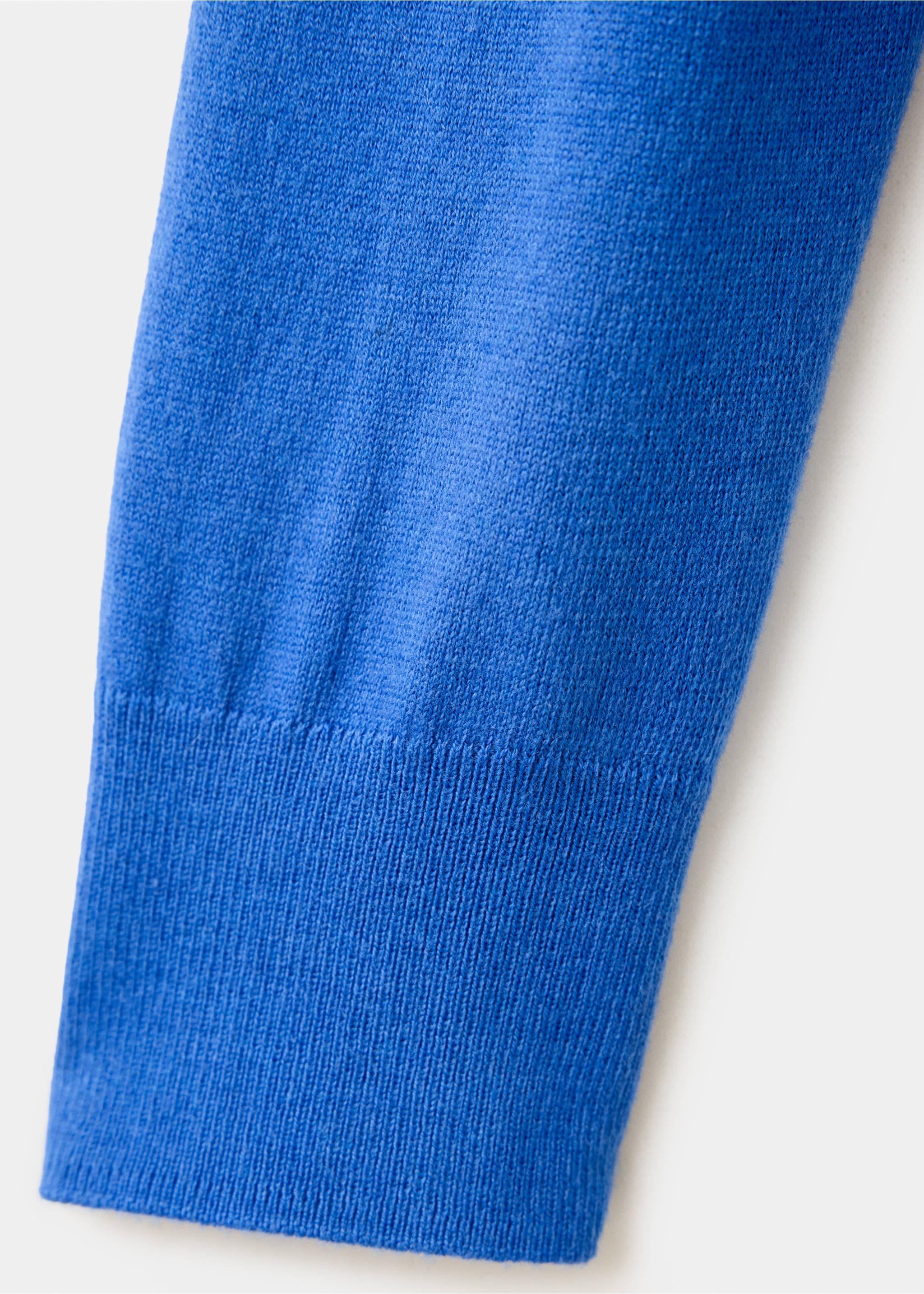 Polo-neck jumper with pocket - Details of the article 0, Vibrant blue. Ref: 37017794-00.