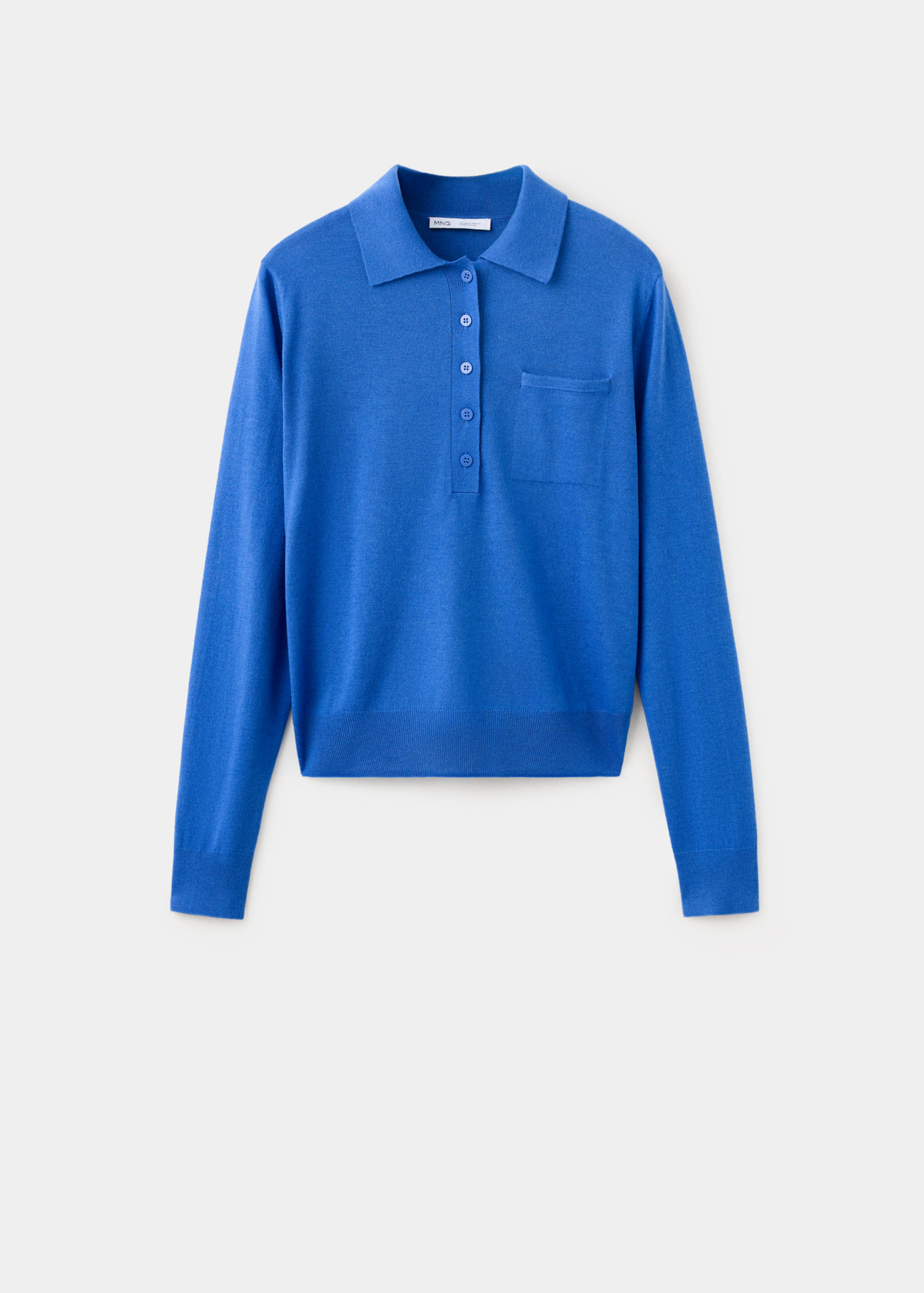 Polo-neck jumper with pocket - Article without model
