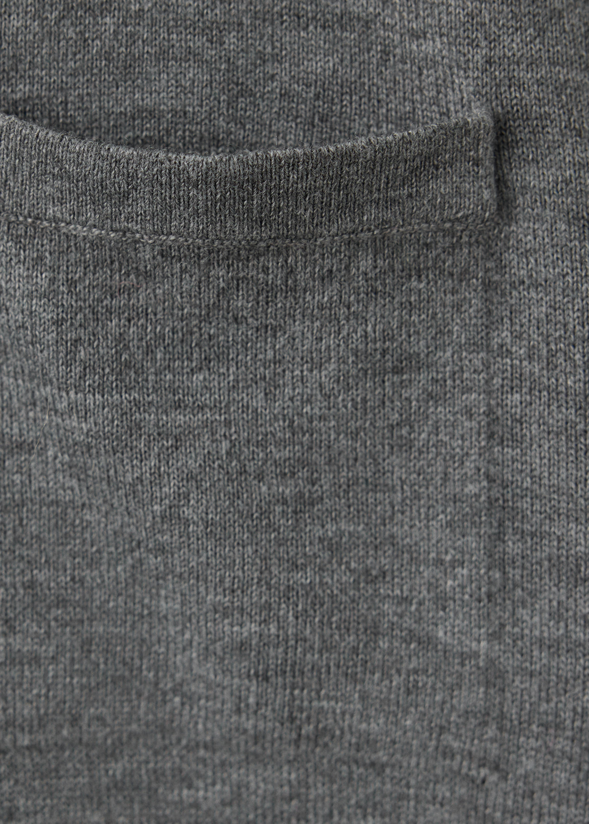 Polo-neck jumper with pocket - Details of the article 0