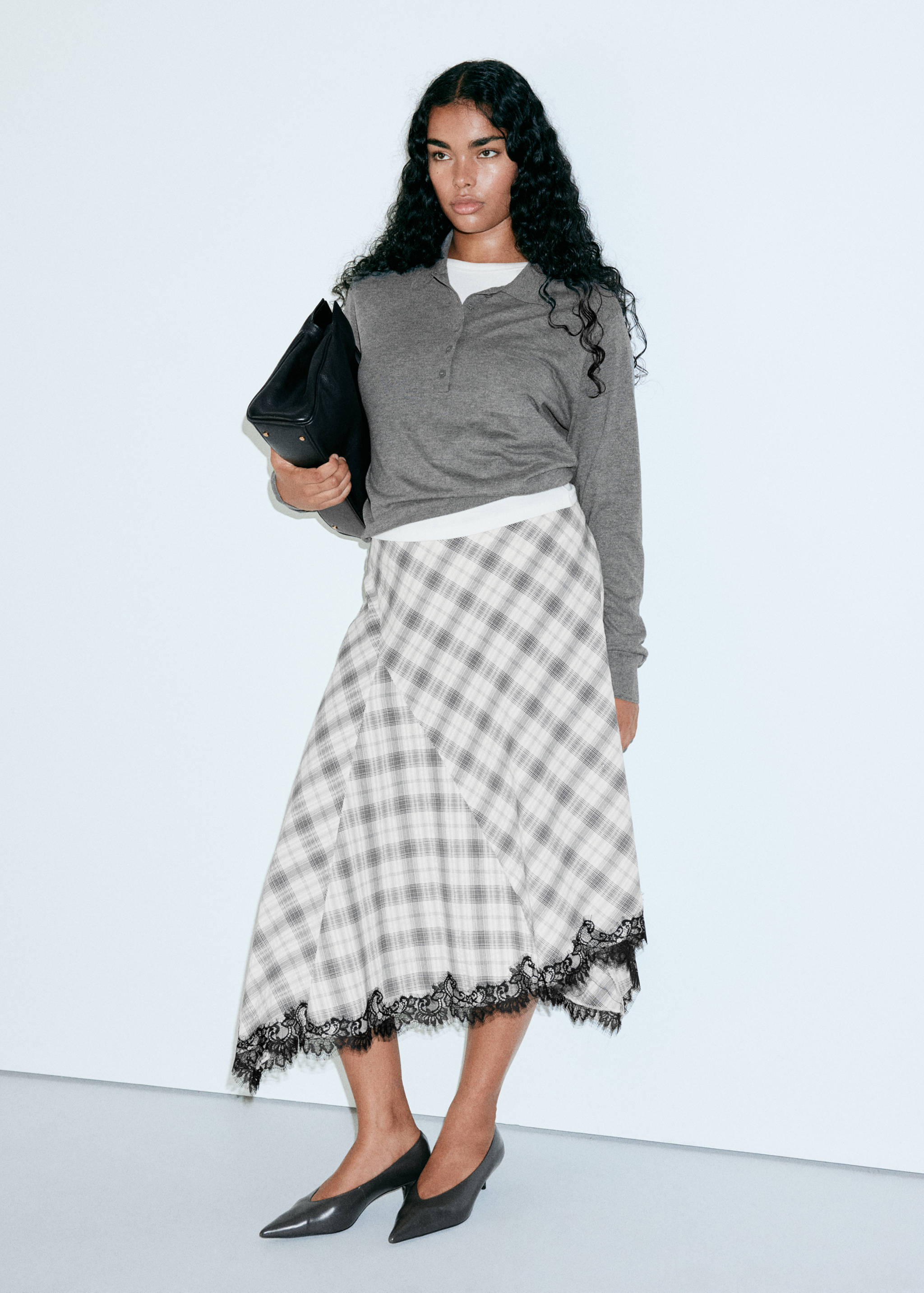 Polo-neck jumper with pocket - Details of the article 5