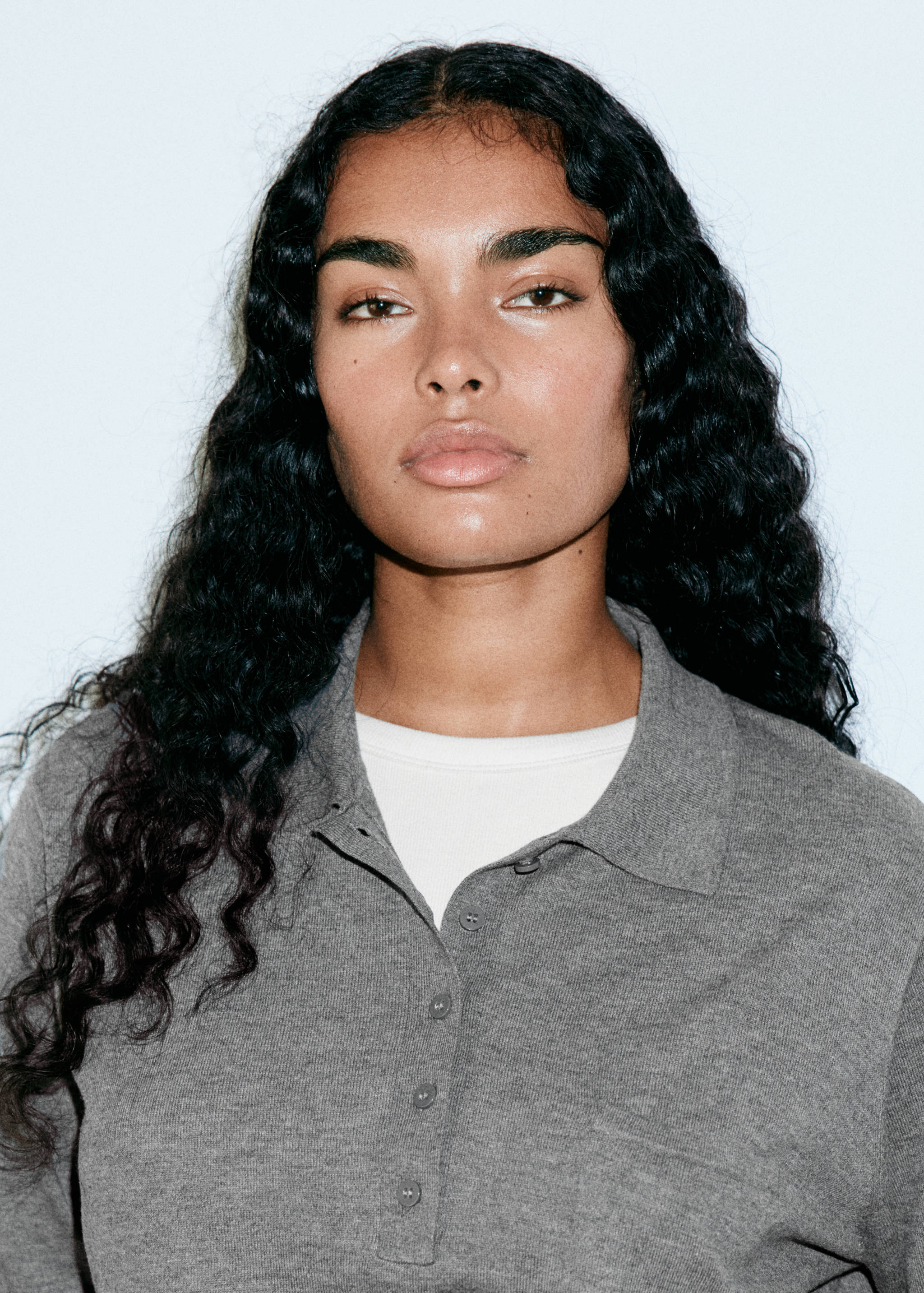 Polo-neck jumper with pocket - Details of the article 4