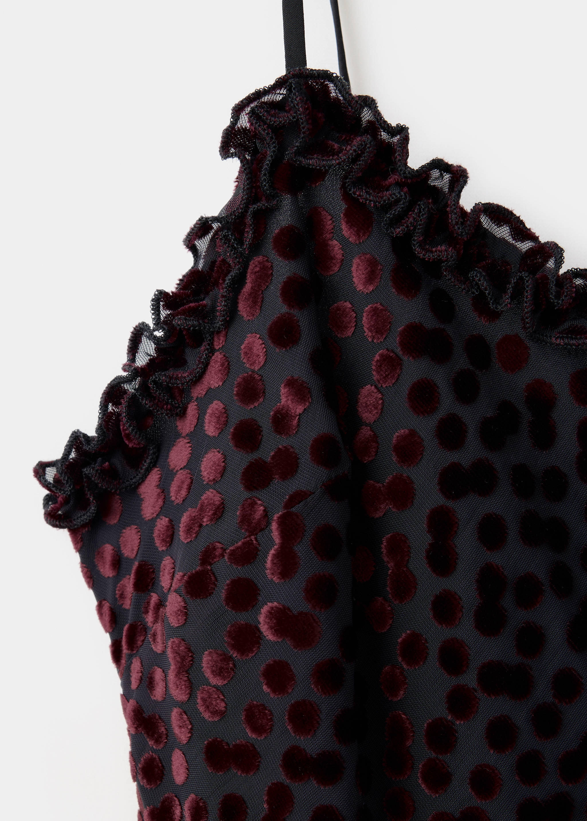 Robe à pois en dévoré - Détail de l'article 8
