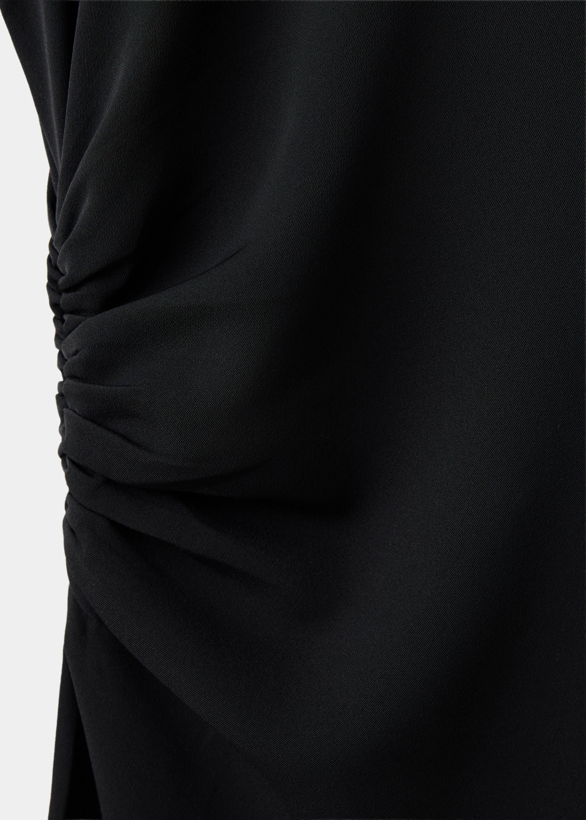 Gathered funnel neck dress - Details of the article 8