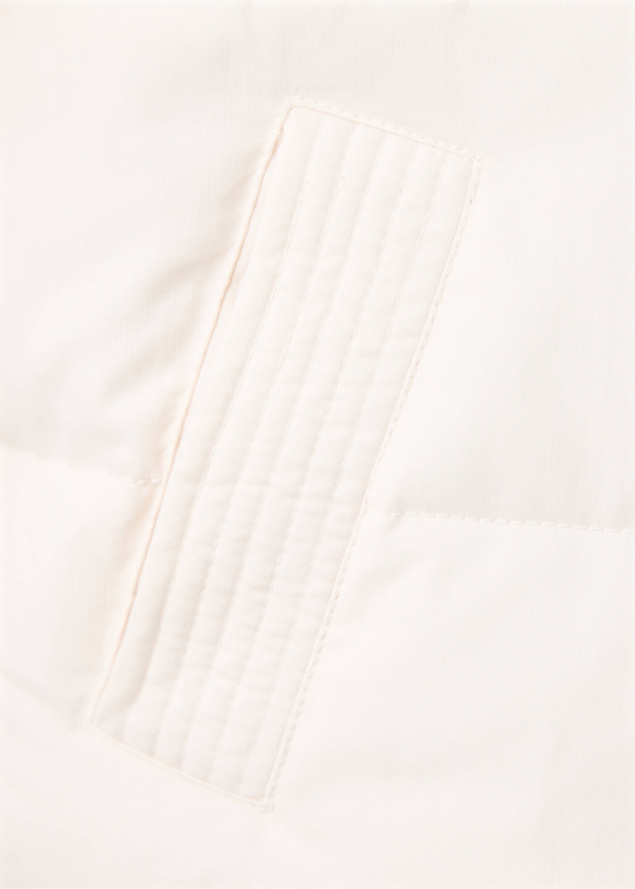 Anorak acolchado capucha - Detalle del artículo 0, Blanco. Ref: 37017885-00.