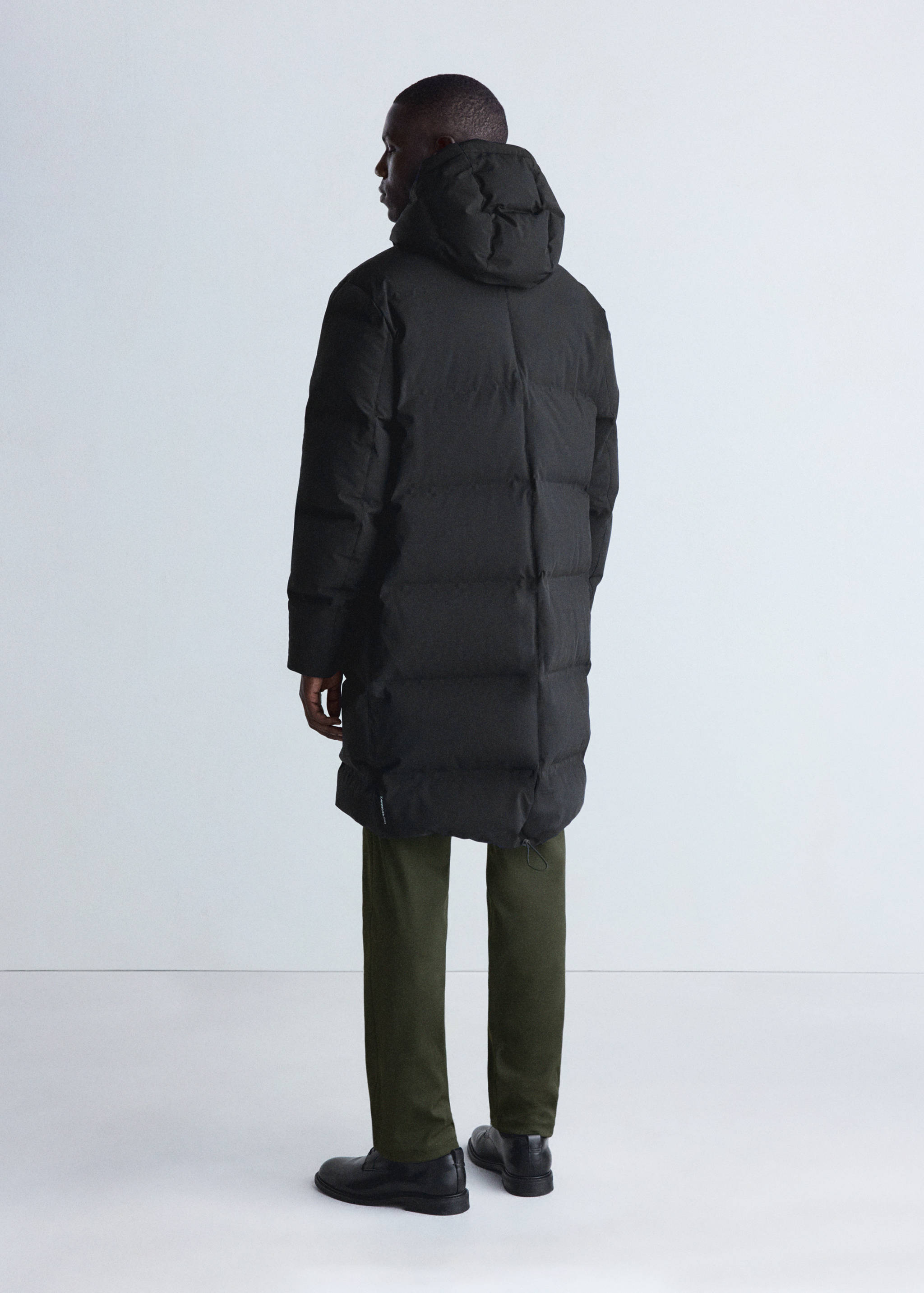 Anorak matelassé rembourré de duvet, imperméable - Verso de l’article