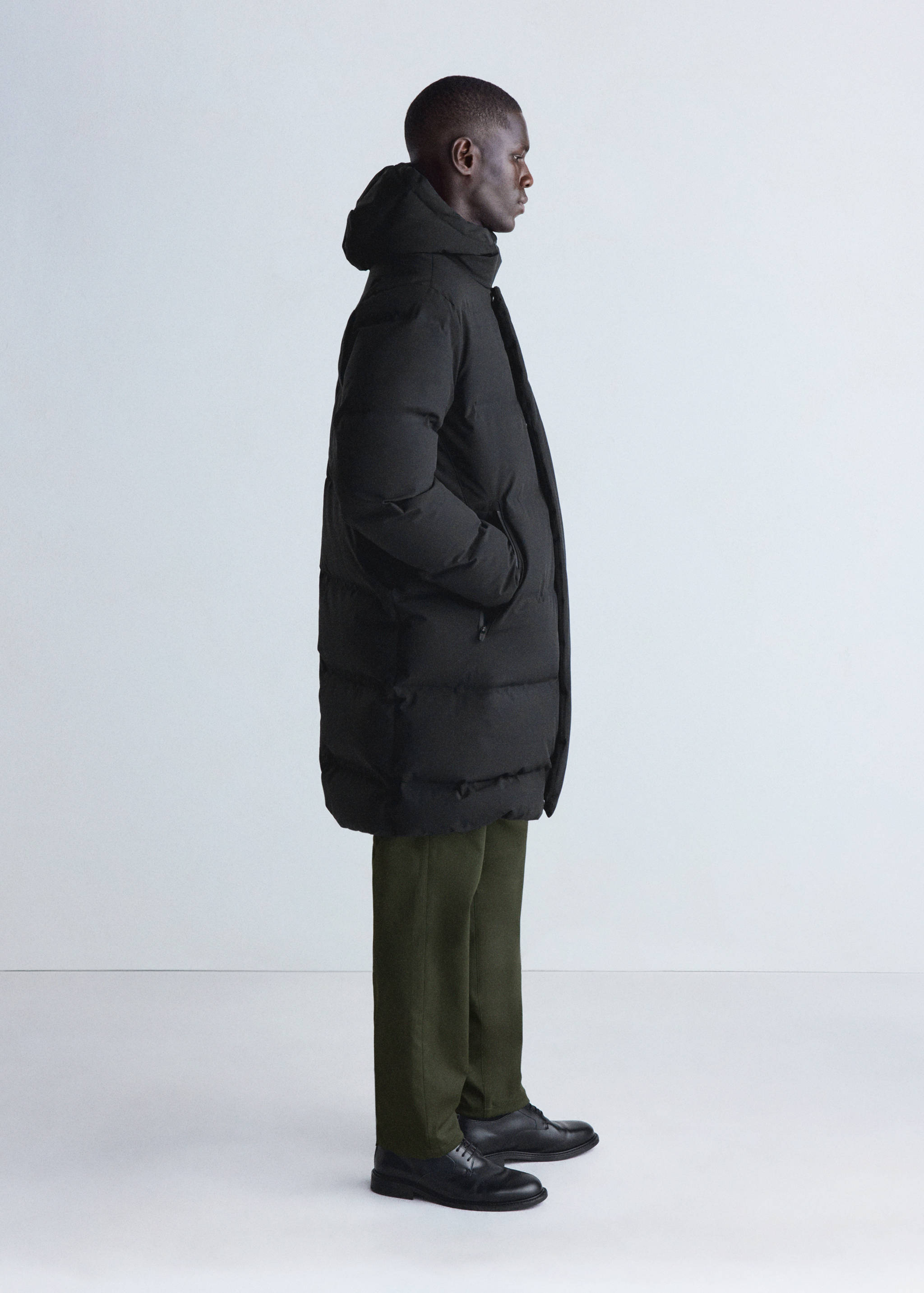Anorak matelassé rembourré de duvet, imperméable - Détail de l'article 2