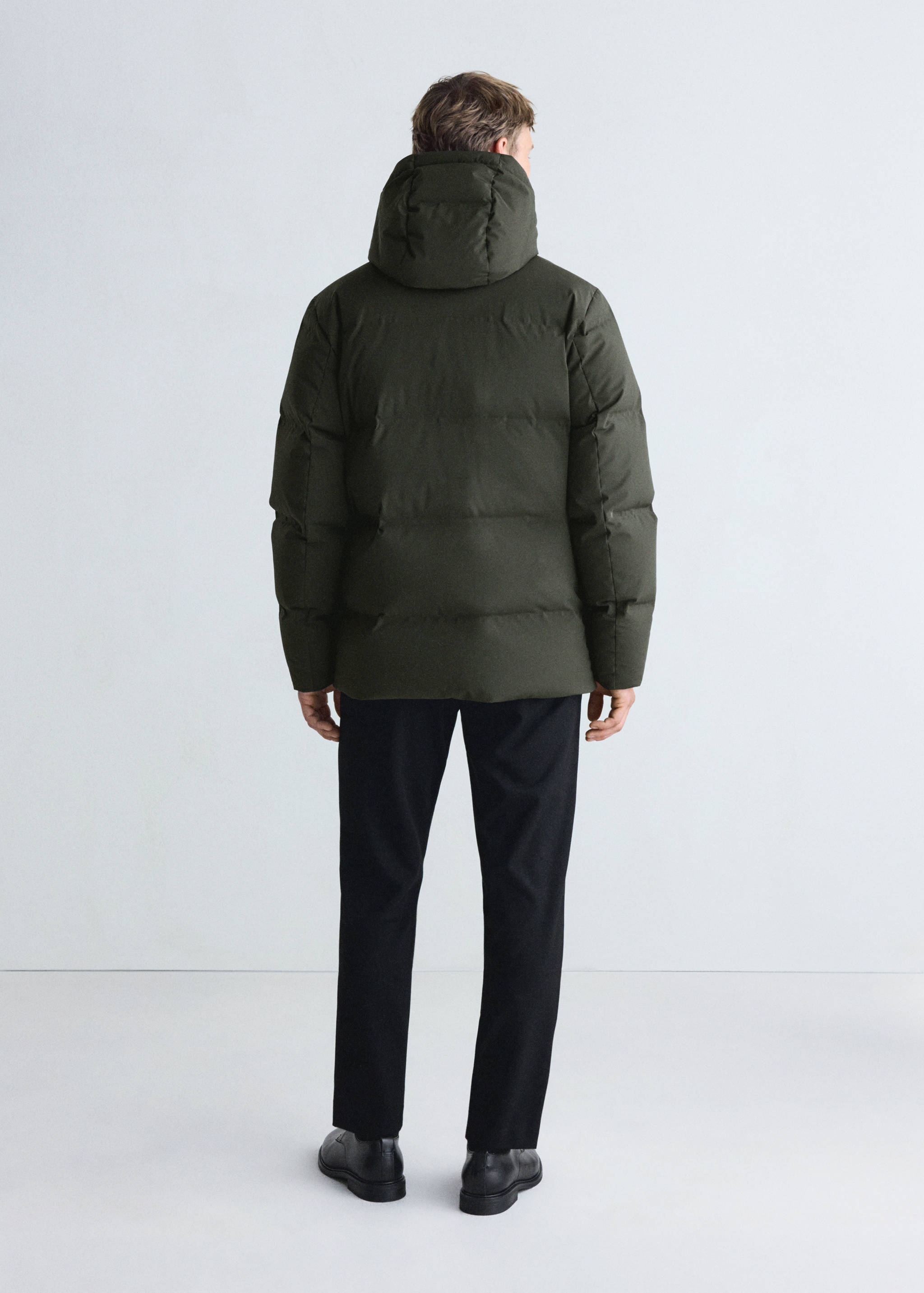 Anorak matelassé rembourré de duvet, imperméable - Verso de l’article