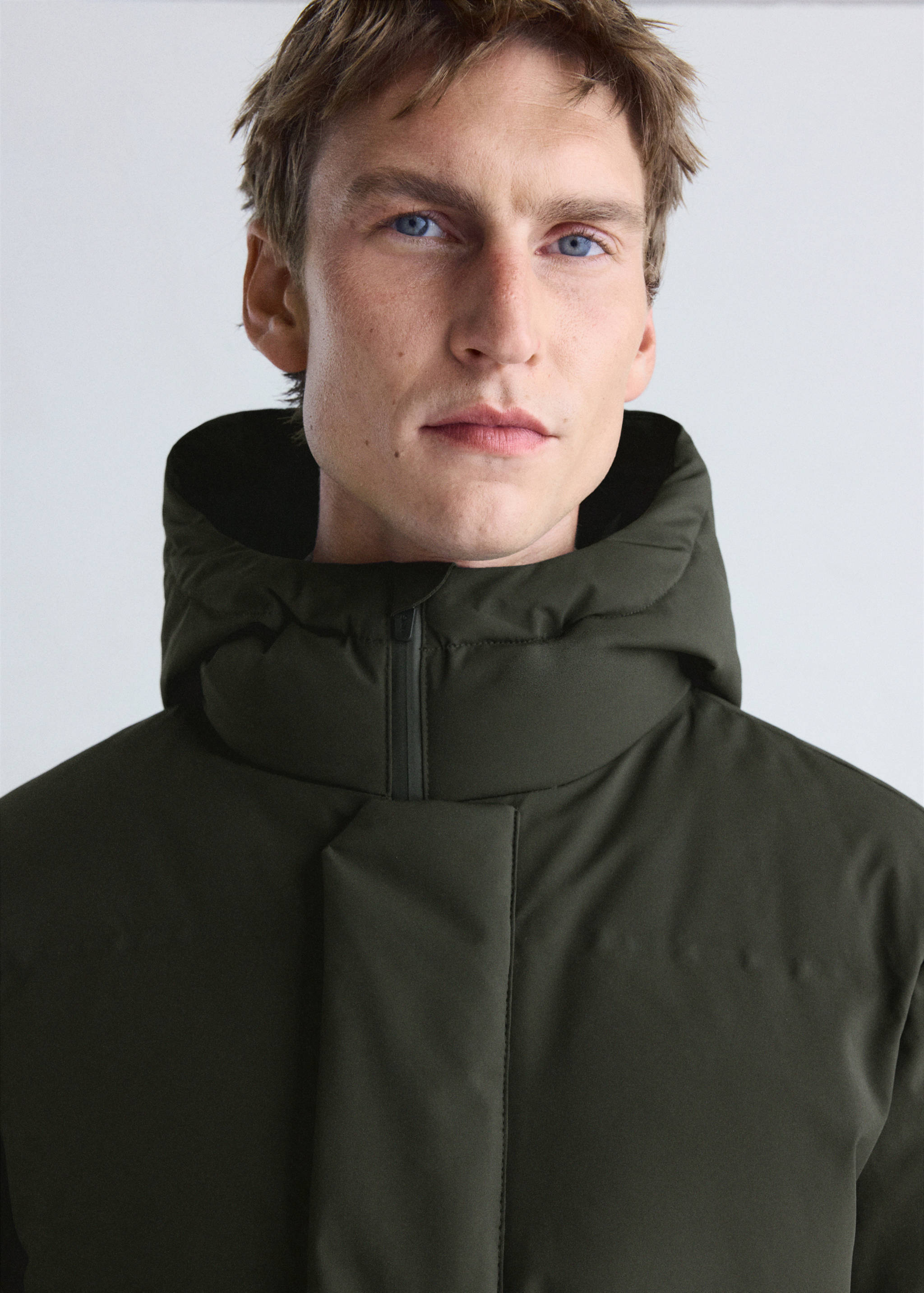 Anorak matelassé rembourré de duvet, imperméable - Détail de l'article 1