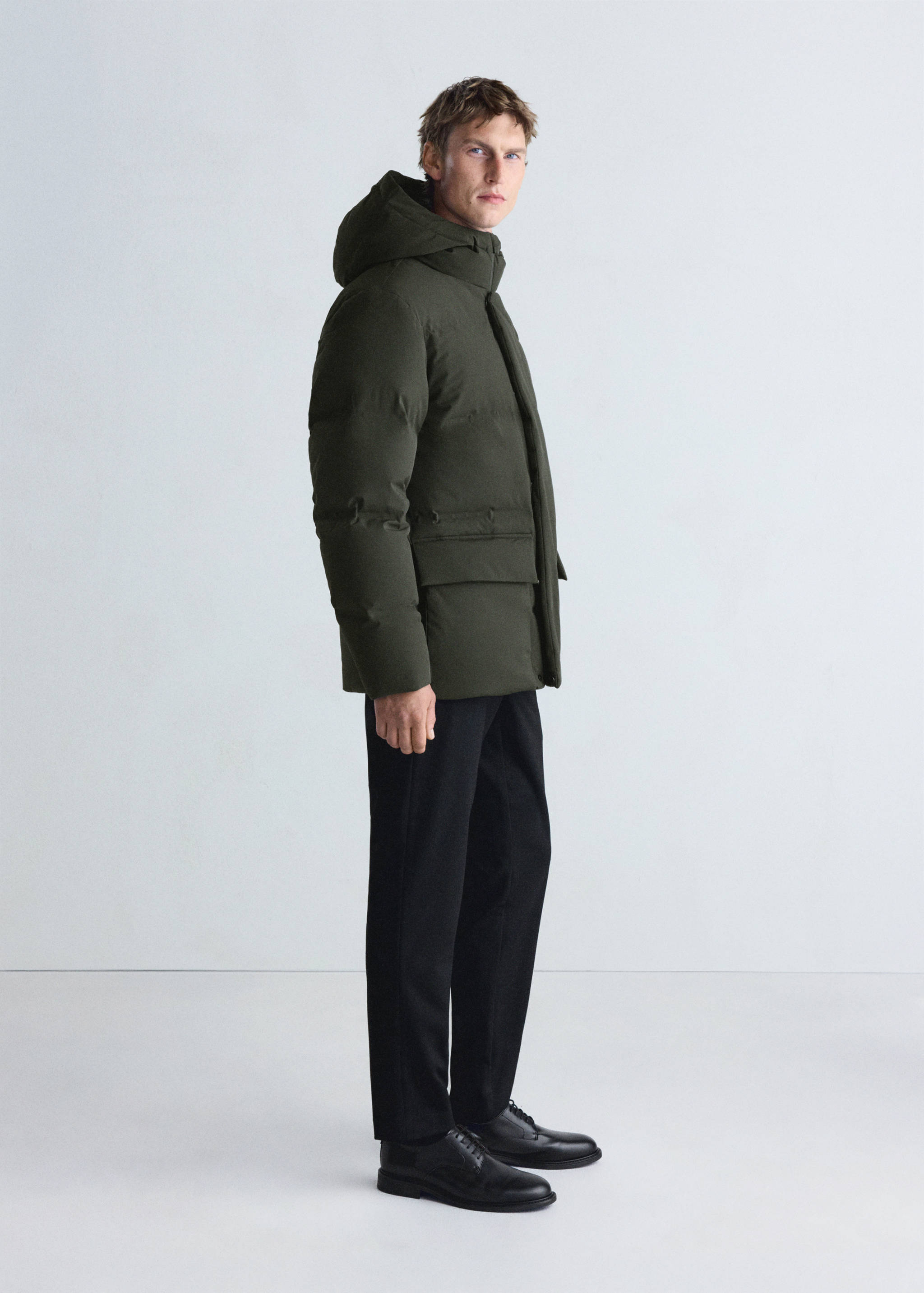 Anorak matelassé rembourré de duvet, imperméable - Détail de l'article 2
