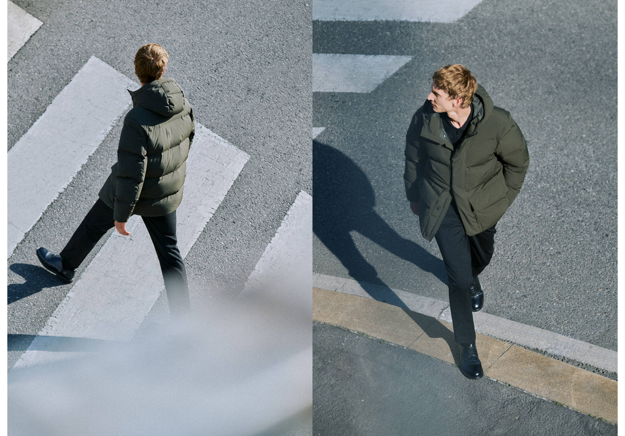 Waterproof quilted down-filled anorak - Panoramic plane
