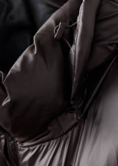 Water-repellent quilted anorak — Coffee 8