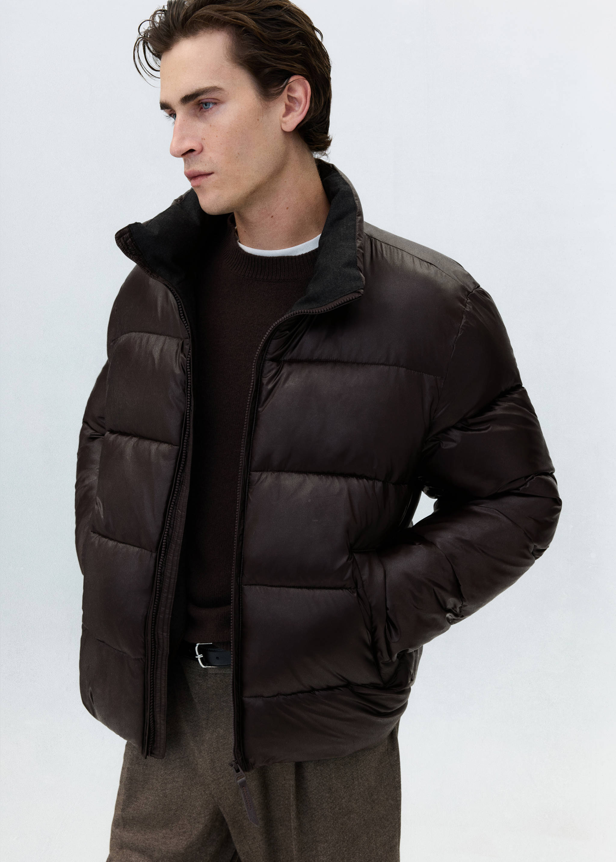 Water-repellent quilted anorak - Details of the article 5