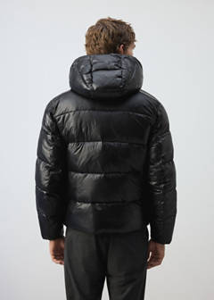 Water-repellent quilted anorak — Black 3