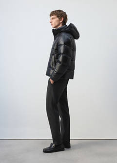 Water-repellent quilted anorak — Black 5