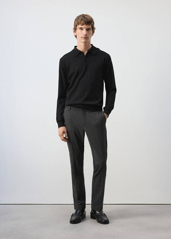 Spodnie slim fit z elastycznym pasem