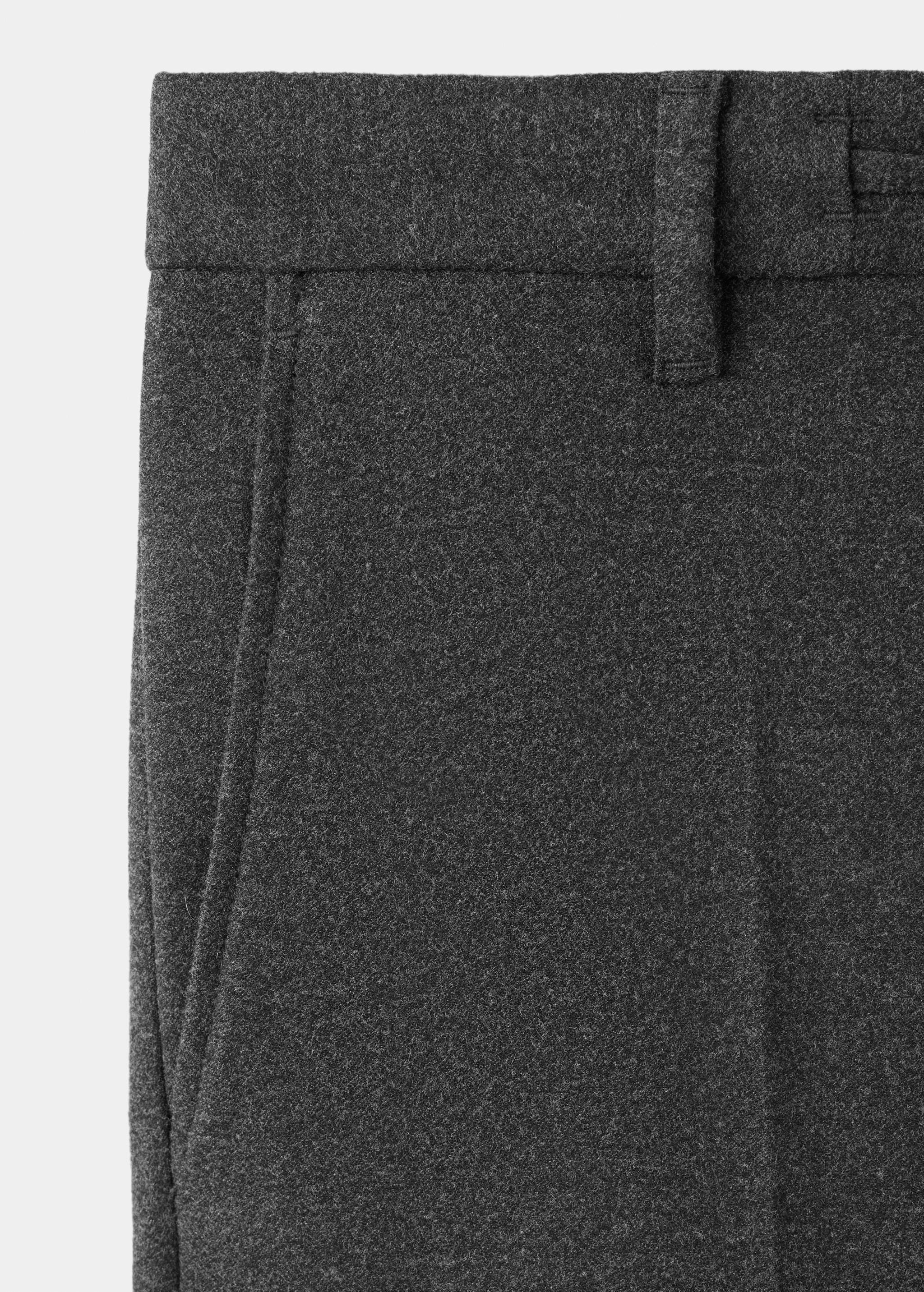 Slim-fit trousers with elastic waist - Details of the article 0