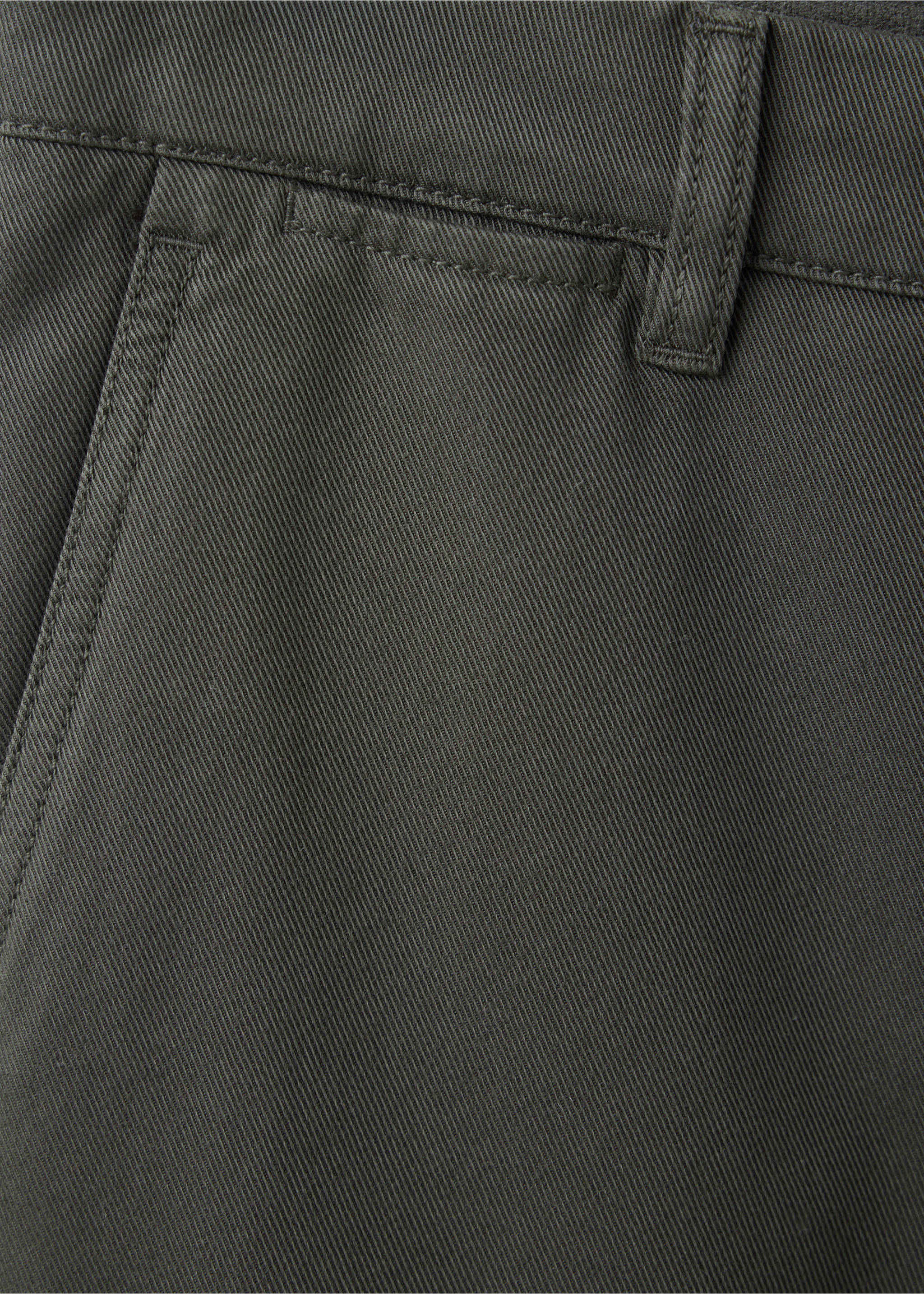 Relaxed fit trousers 100% cotton - Details of the article 0, Coffee. Ref: 37017905-00.