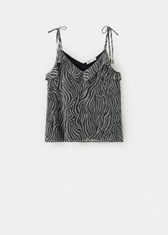 Top animal print beads — Black 3