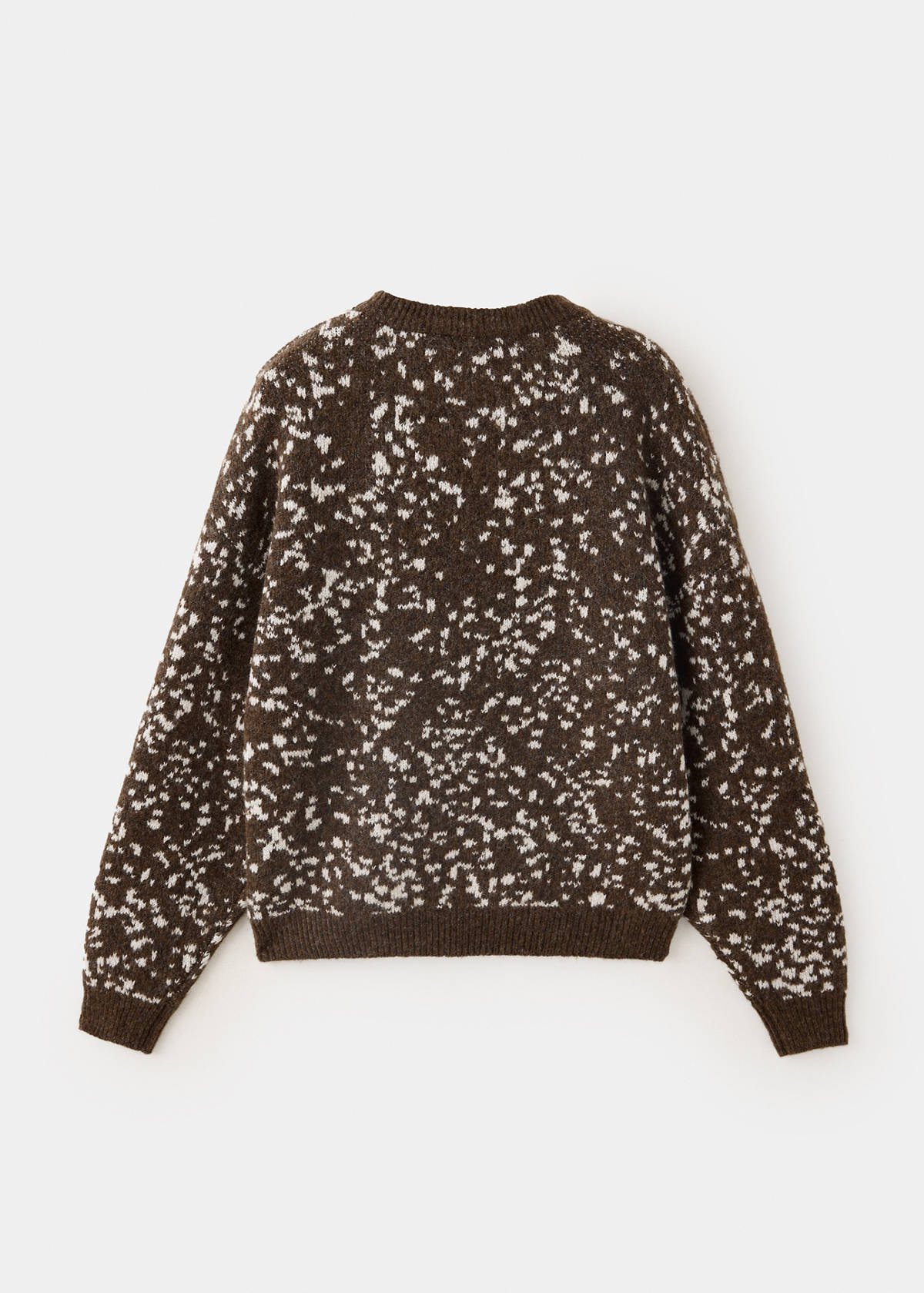 Animal print sweater — Medium Brown