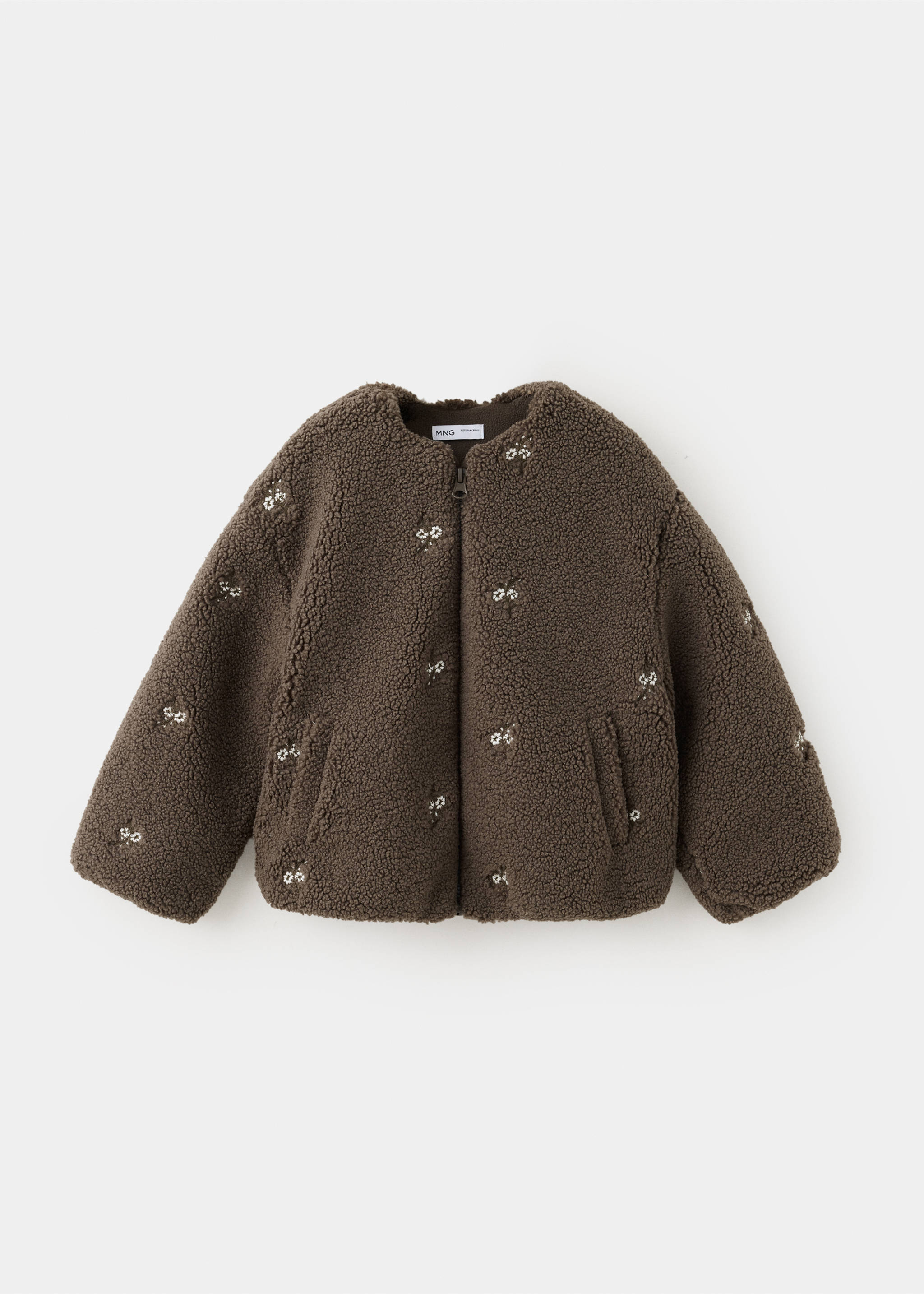 Manteau imitation mouton réversible - Article sans modèle, Marron. Ref: 37017934-00.