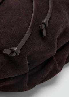 Stud leather bag — Chocolate 4