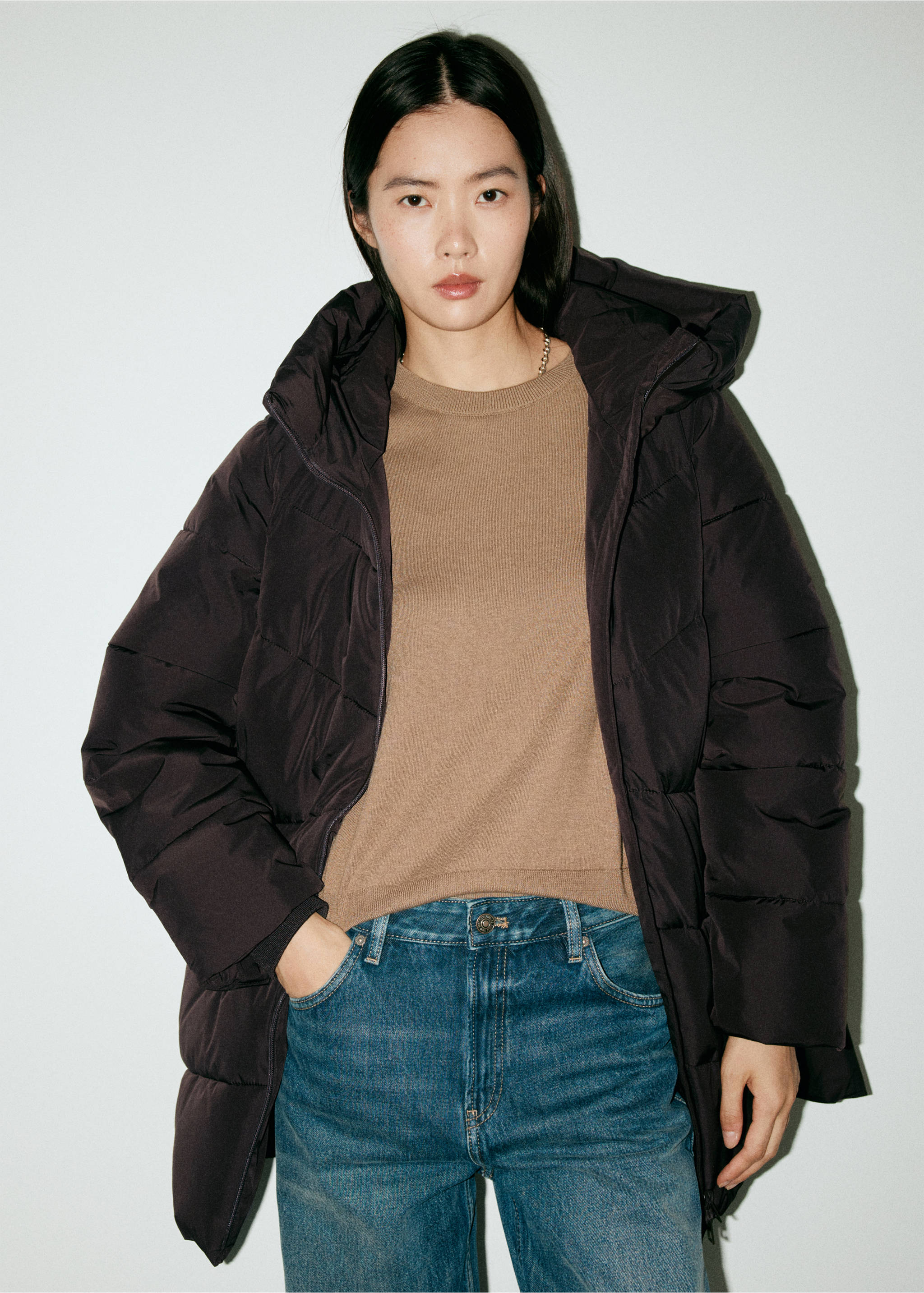 Anorak tokyo - Medium plane, Chocolate. Ref: 37018268-00.