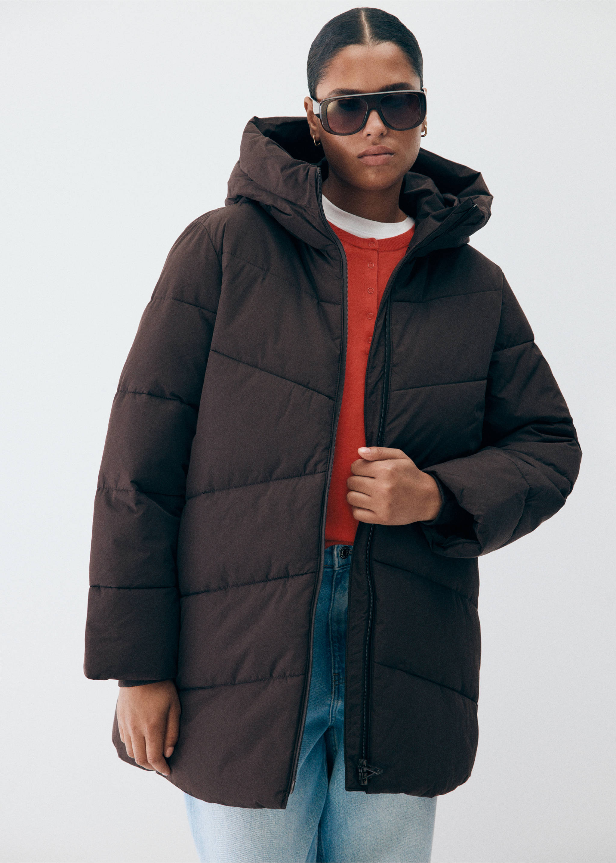 Anorak tokyo - Details of the article 6, Chocolate. Ref: 37018268-00.