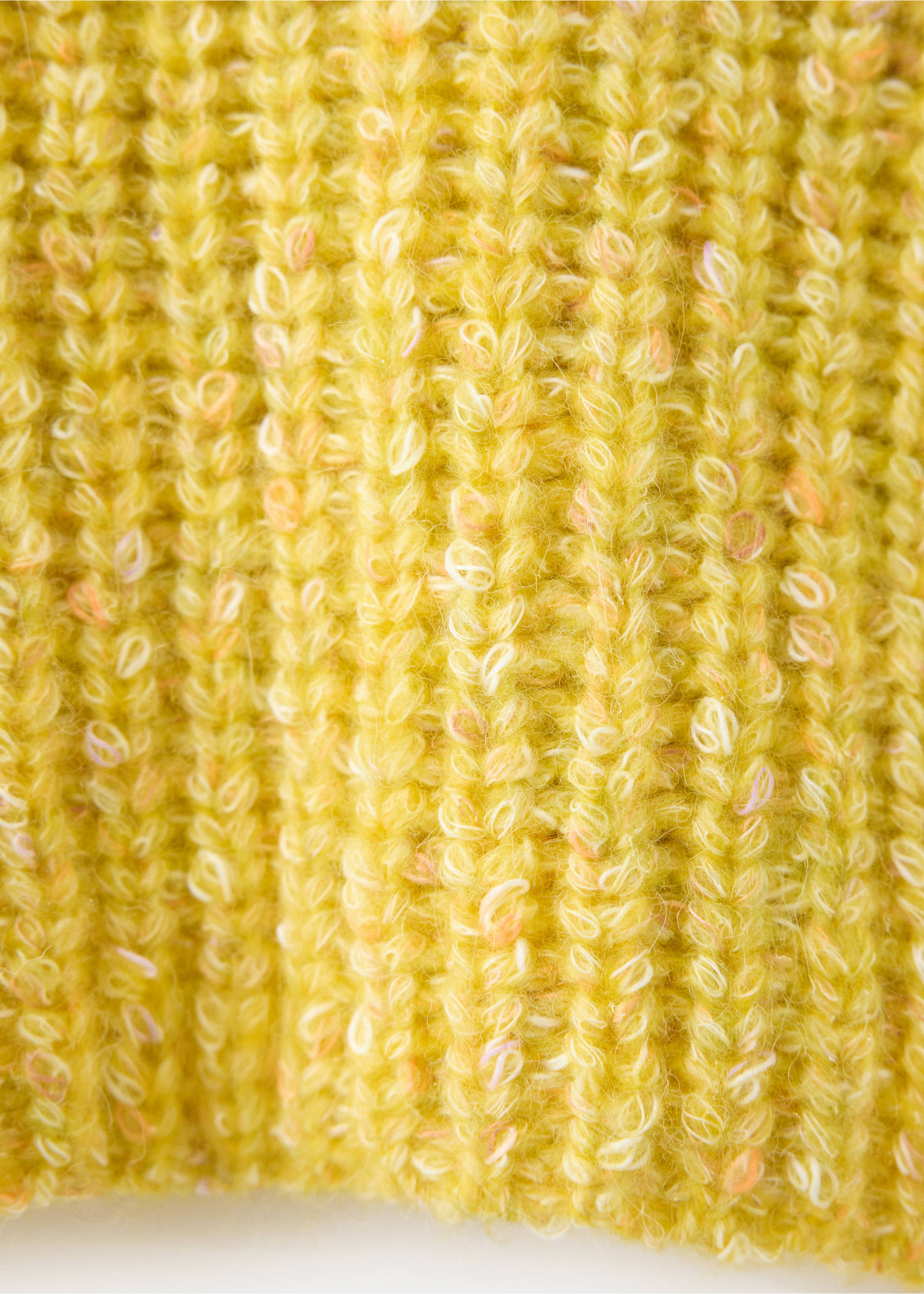 Pull-over maille texturé - Détail de l'article 0, Citron vert. Ref: 37018288-00.