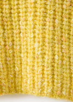 Textured knit sweater — Lime 5
