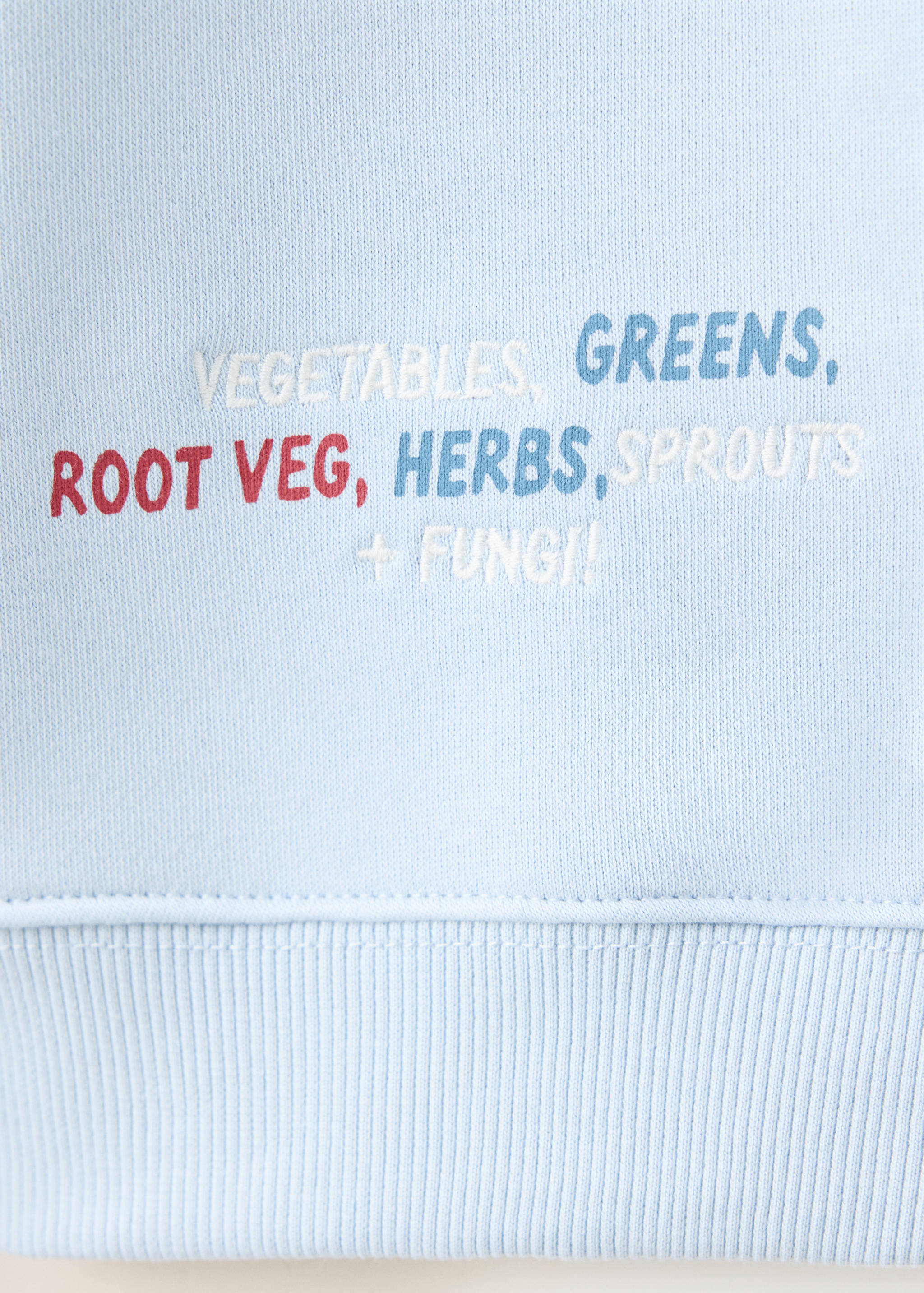Embroidered detail cotton sweatshirt - Details of the article 8