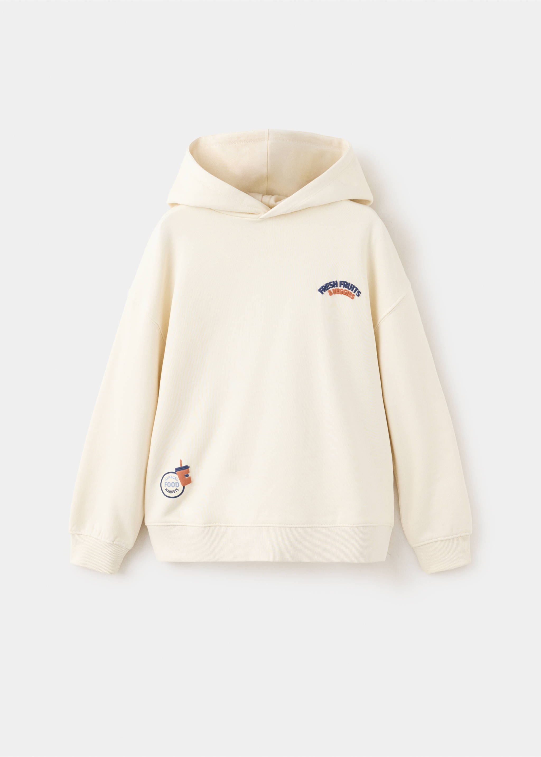 Sudadera capucha dibujos - Artículo sin modelo, Blanco roto. Ref: 37018635-00.