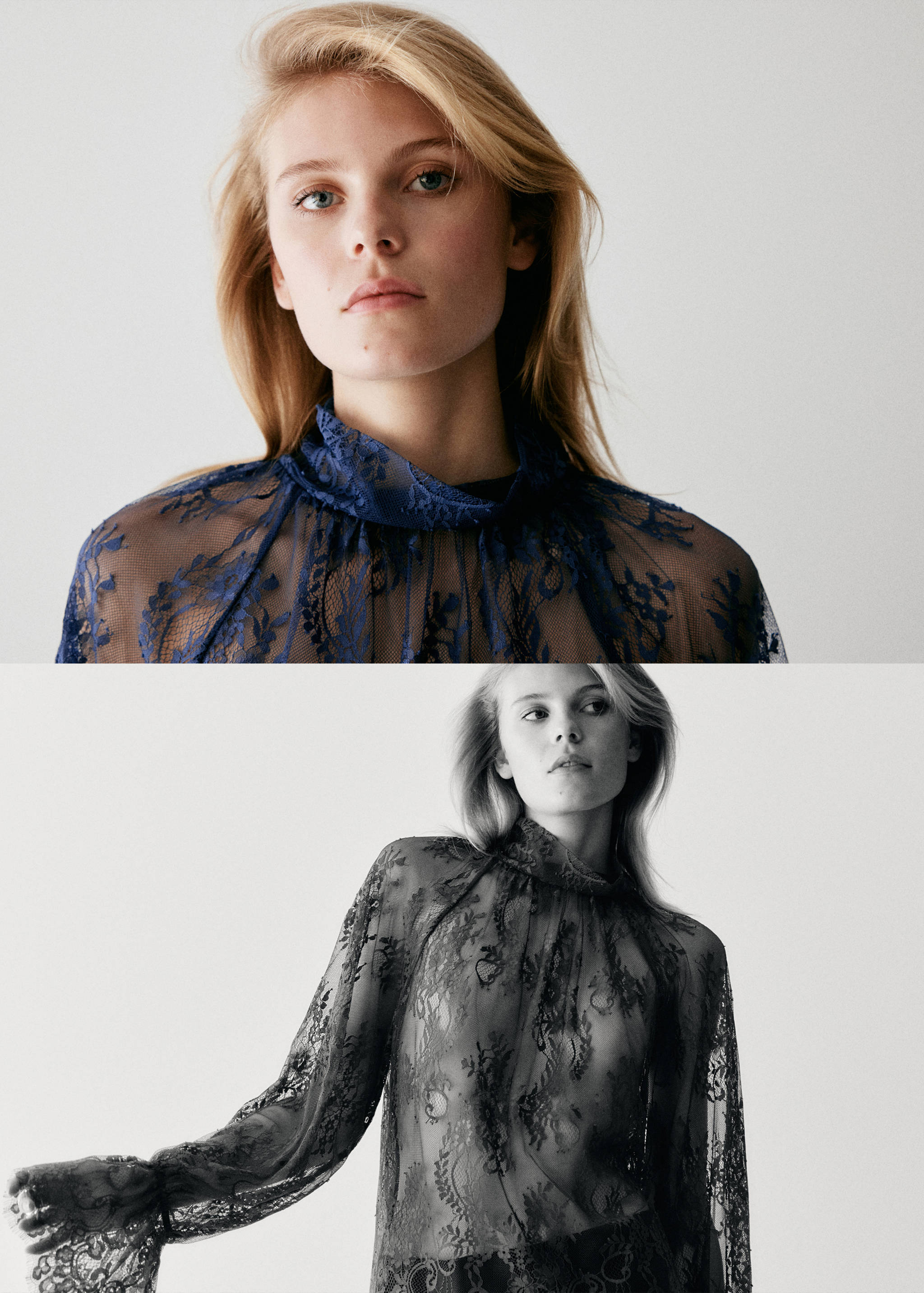 Blouse dentelle fleurie - Détail de l'article 1
