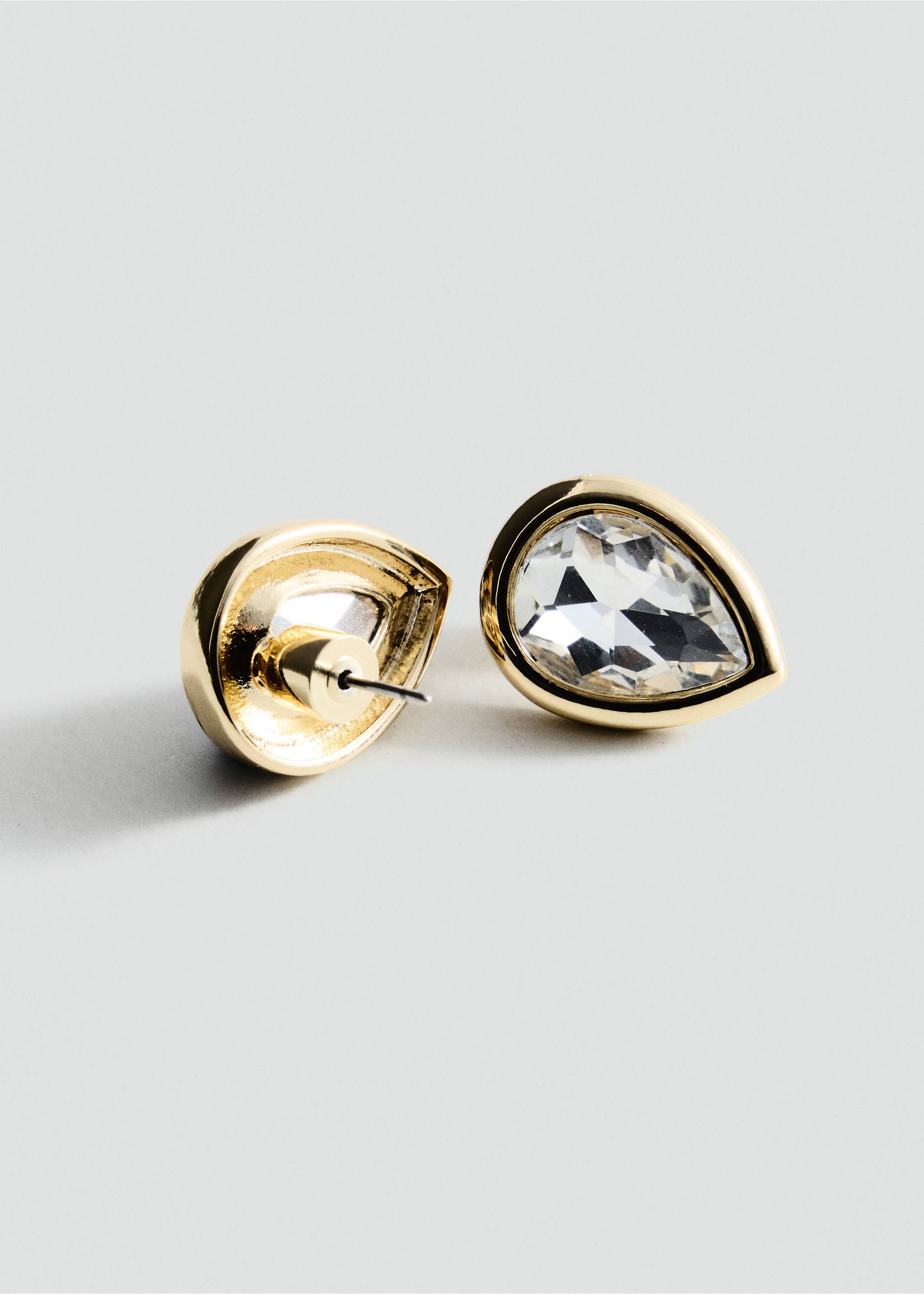 PENDIENTE DROP - Plano medio, Oro. Ref: 37019147-00.