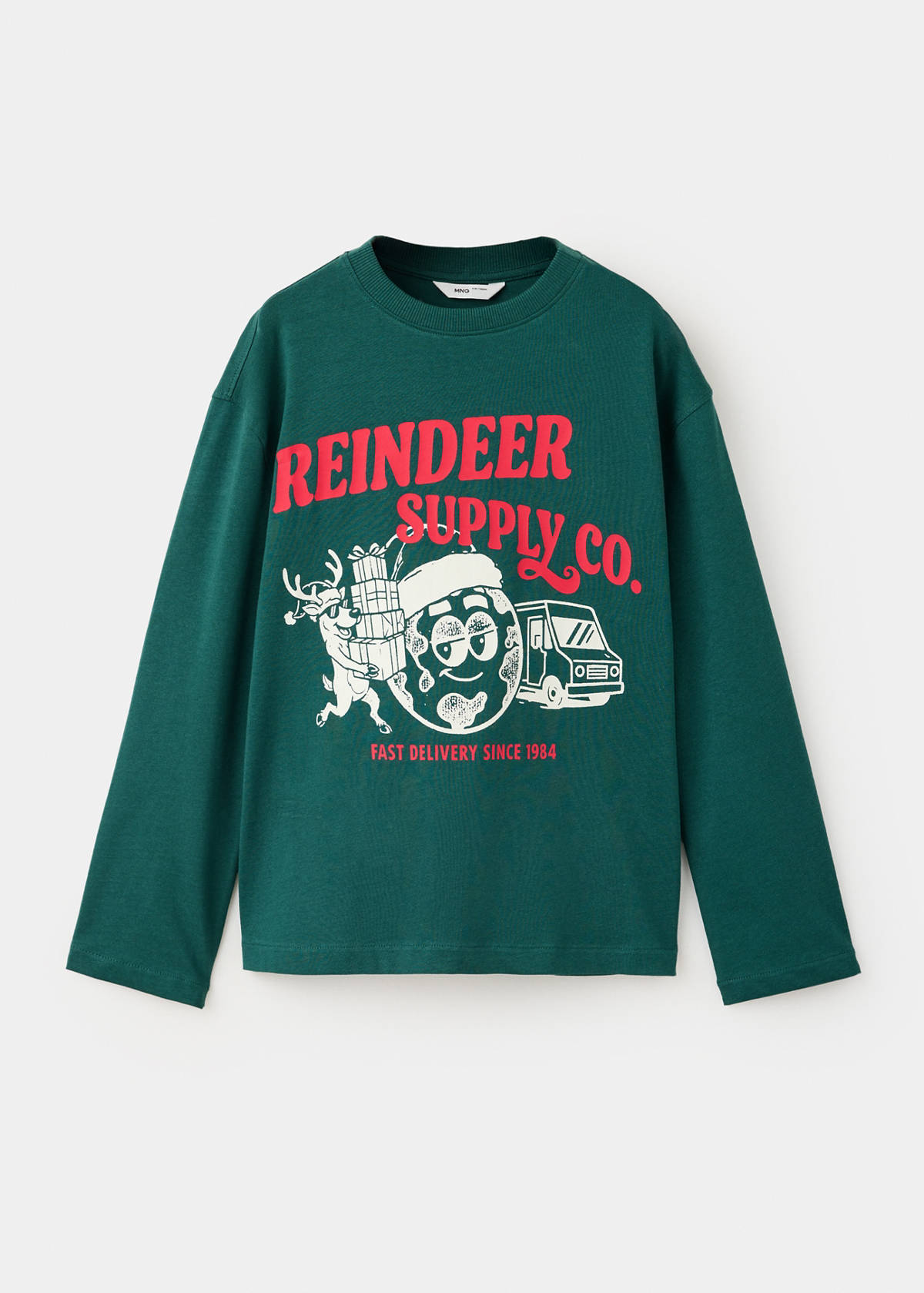 Printed cotton-blend t-shirt