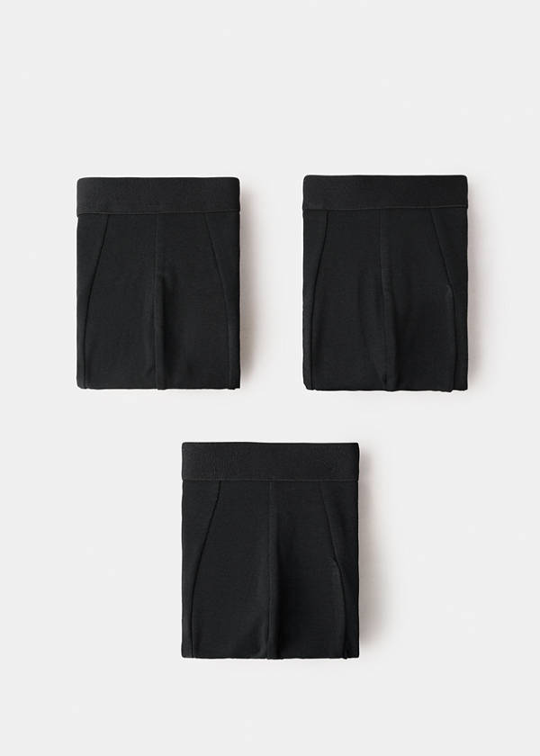 3-pack cotton underpants — Black