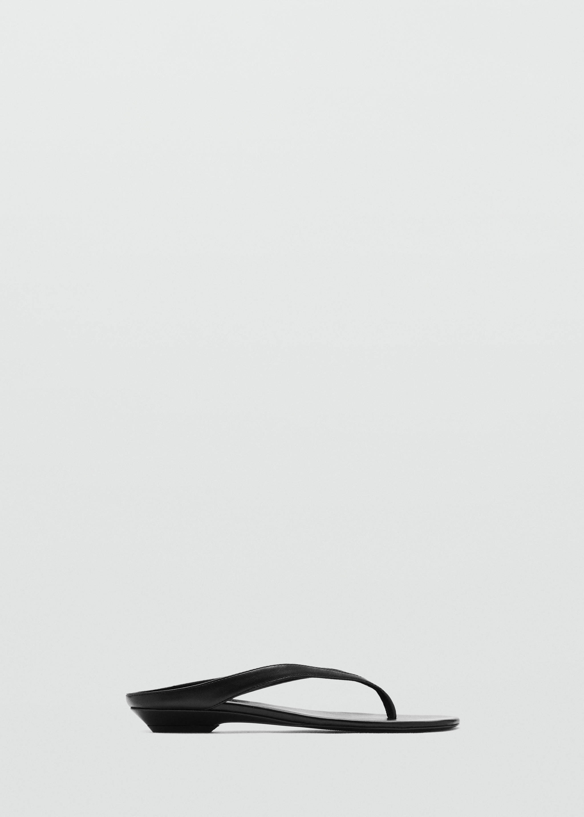 Wedge leather sandals - Article without model