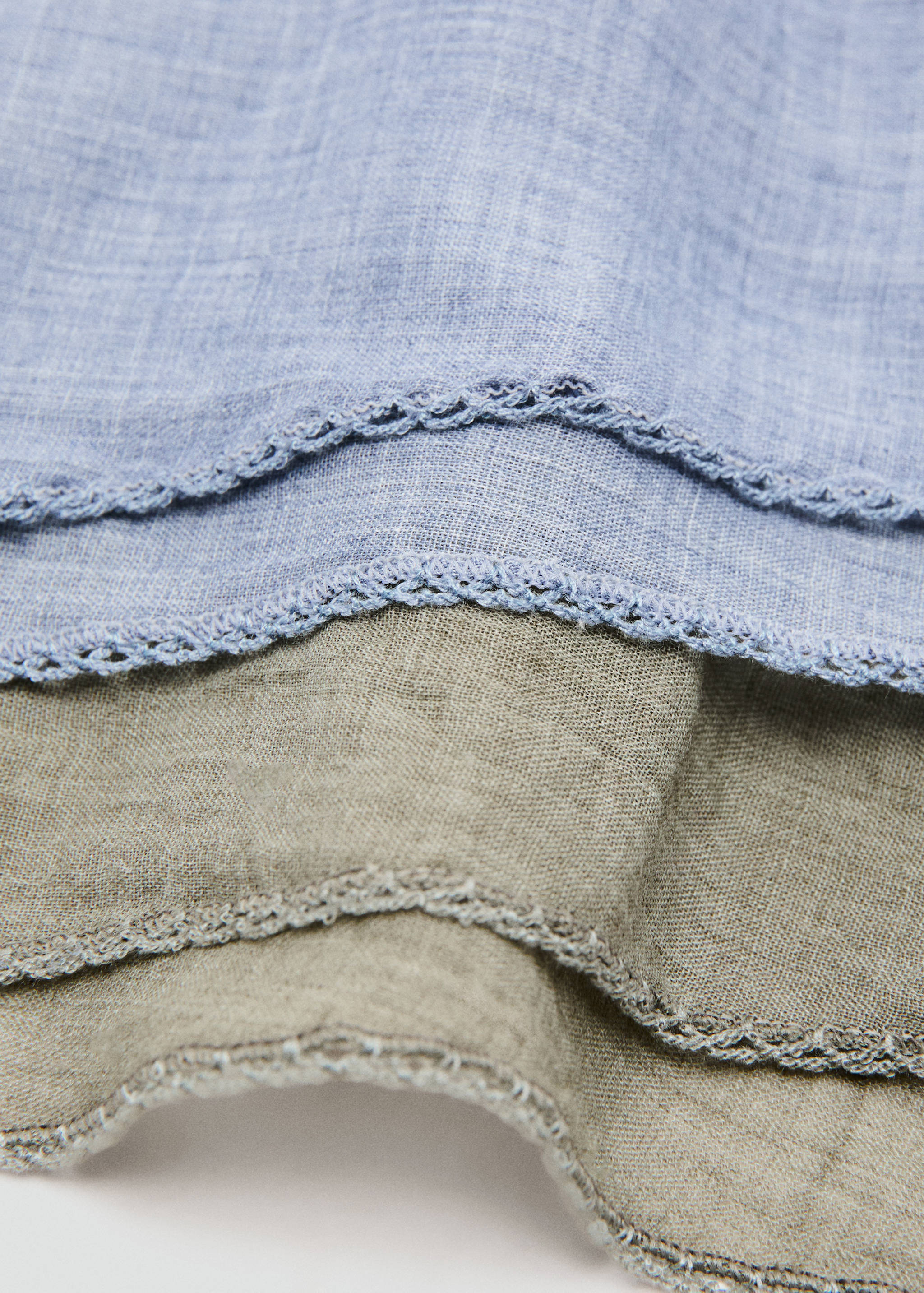 Set of 2 combined scarves - Medium plane