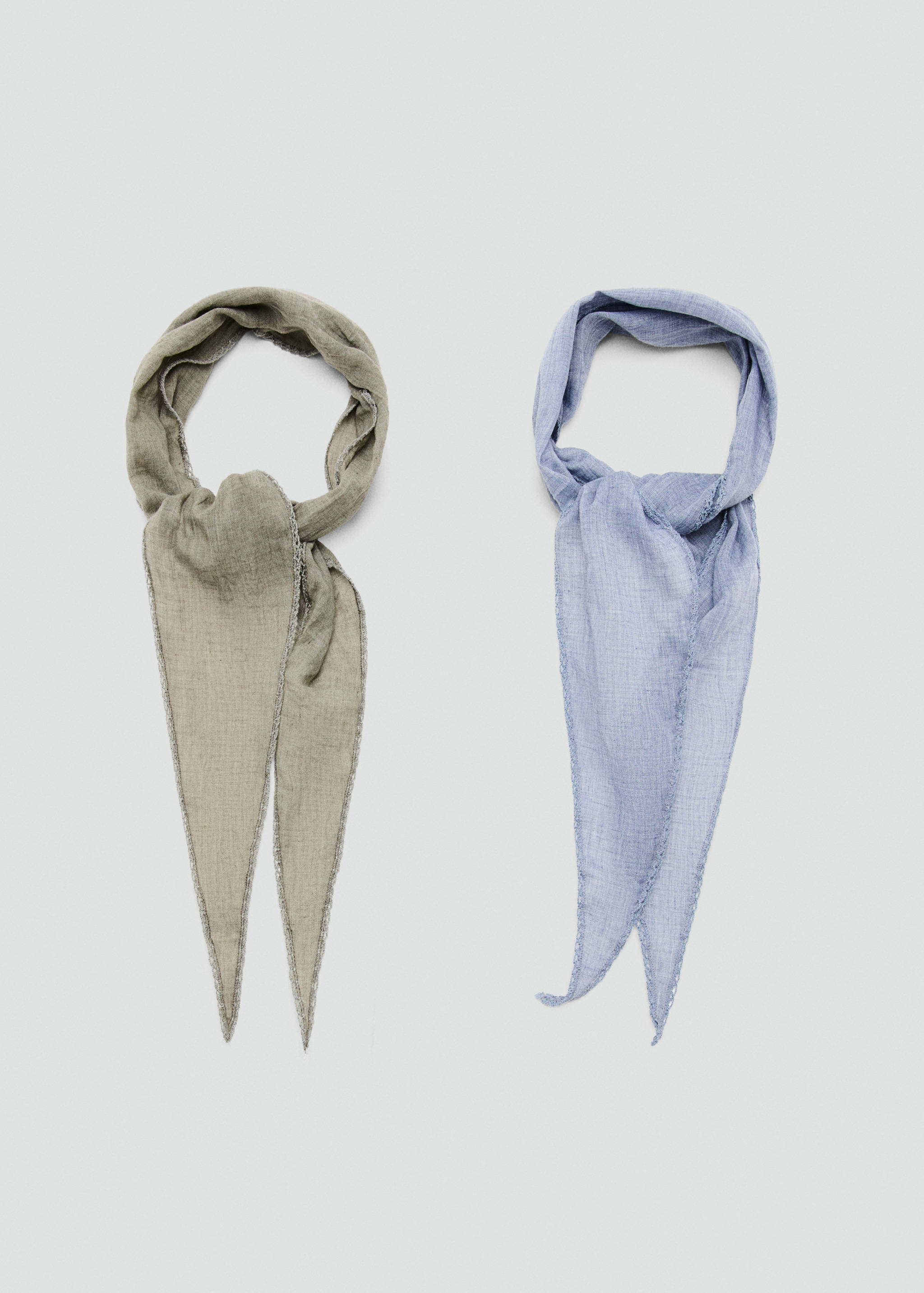 Set of 2 combined scarves - Details of the article 1