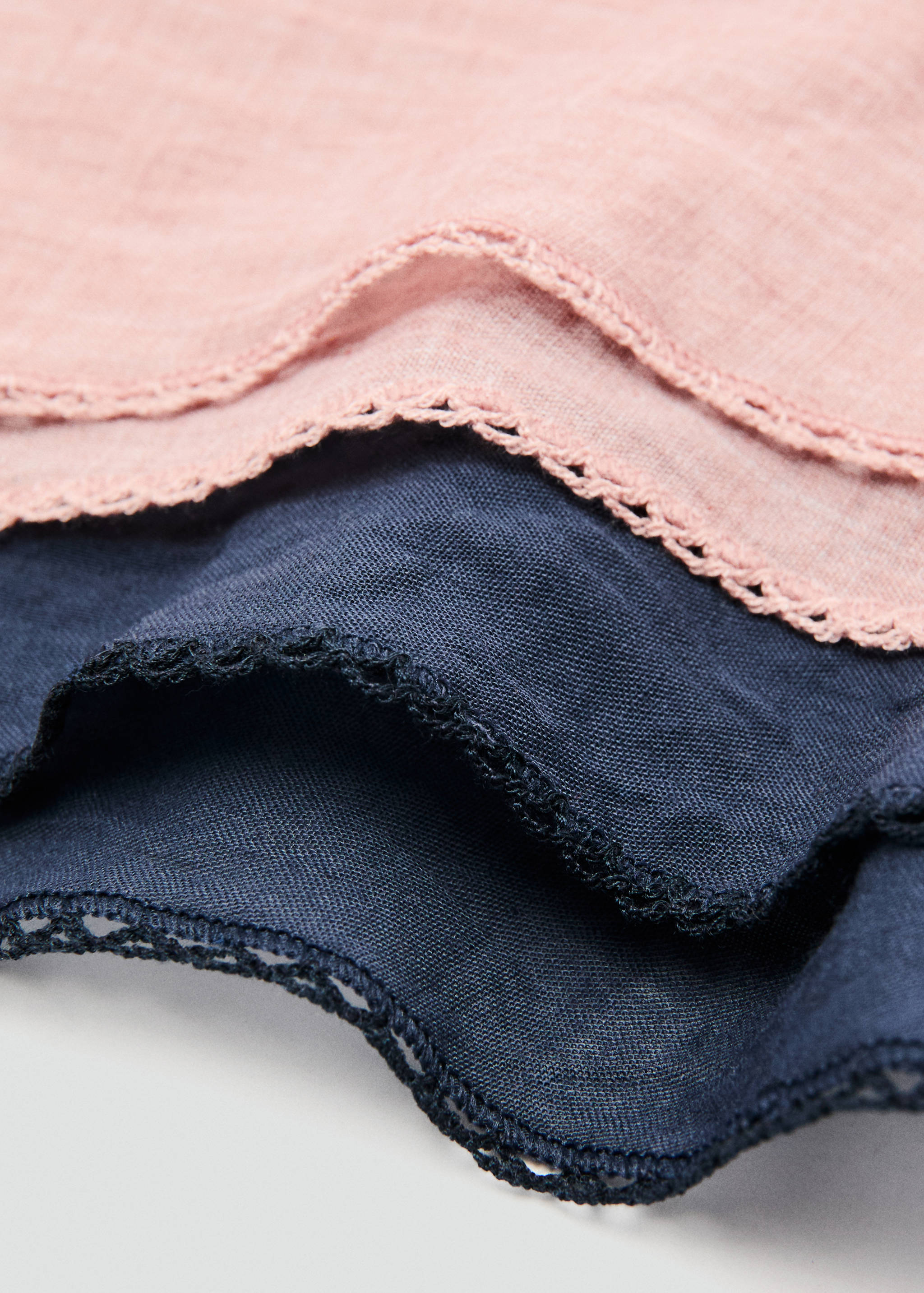 Set of 2 combined scarves - Medium plane