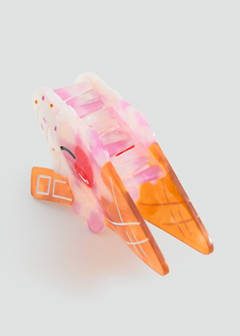 Ice cream hair claw — Pink 2