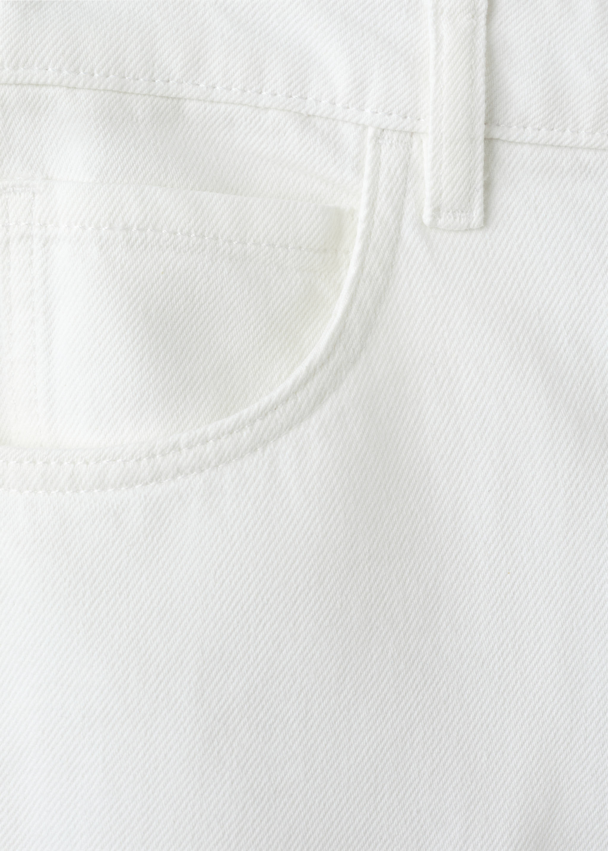 Straight-fit denim bermuda shorts - Details of the article 0