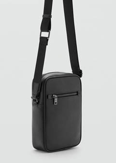 Zipper leather bag — Black 2
