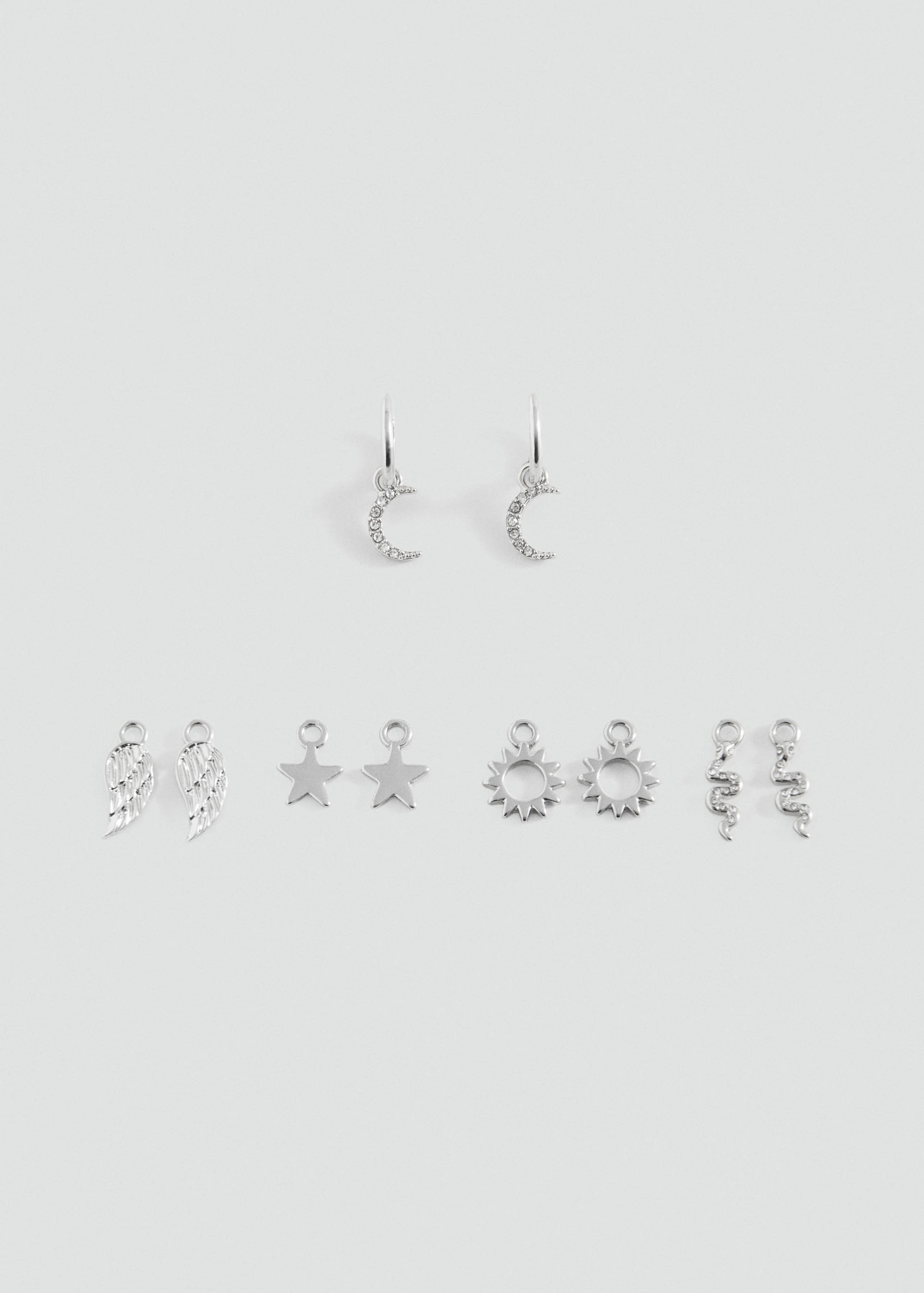 Multi-charm earrings - منتج دون نموذج