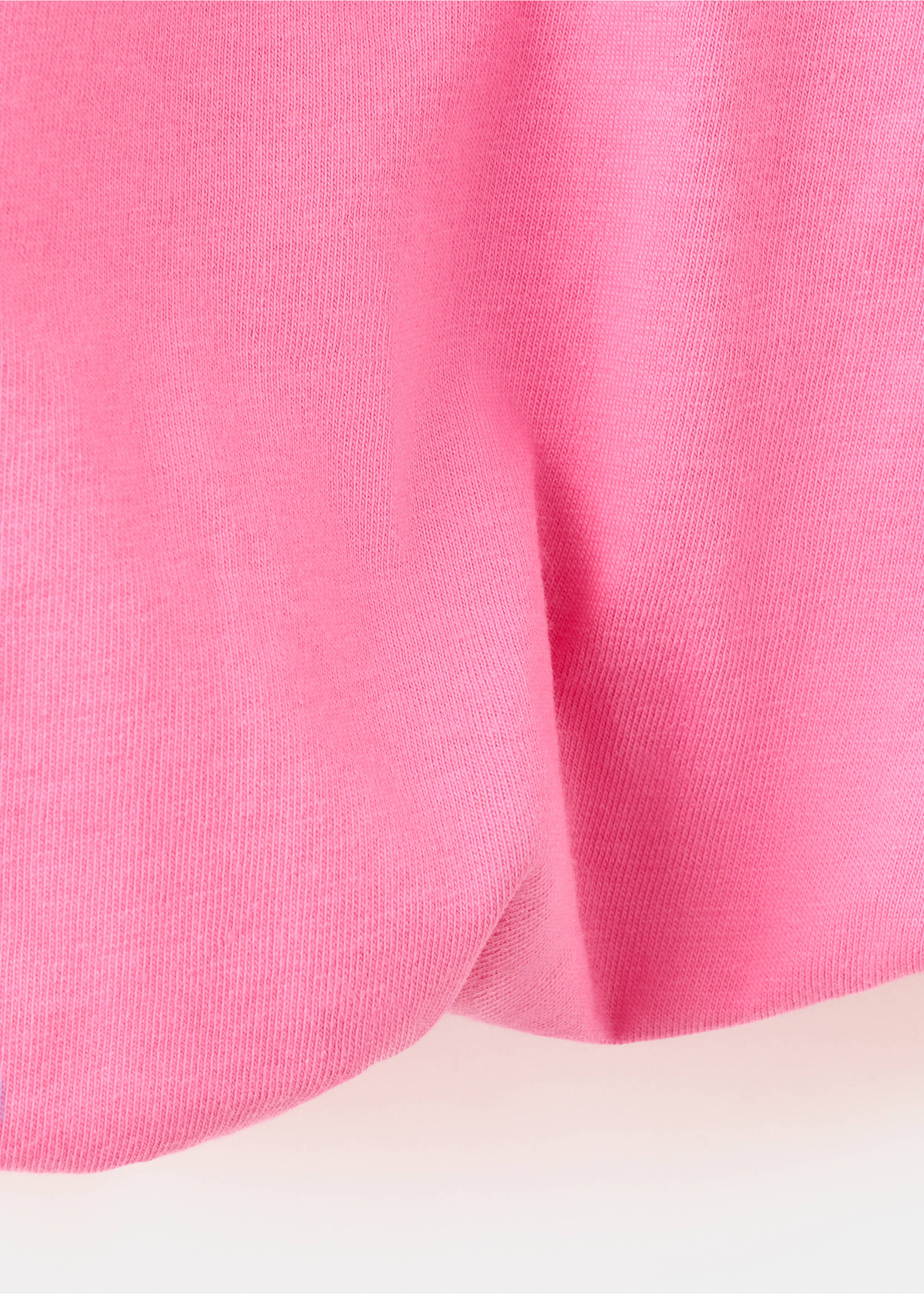 T-shirt texte imprimé - Détail de l'article 0, Rose fluo. Ref: 37021357-00.