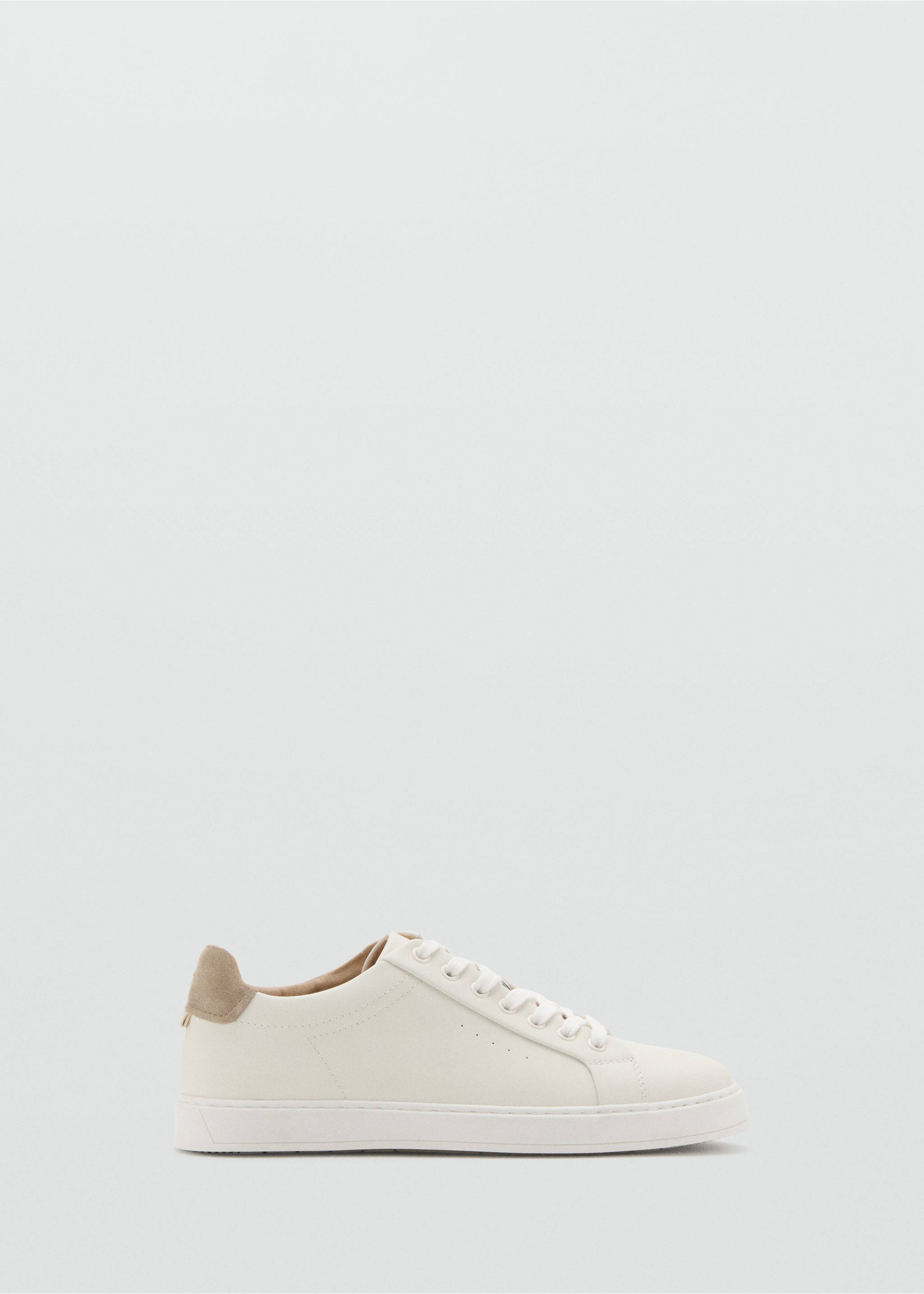 Contrasting panel leather sneakers - Article without model, White. Ref: 37021359-00.