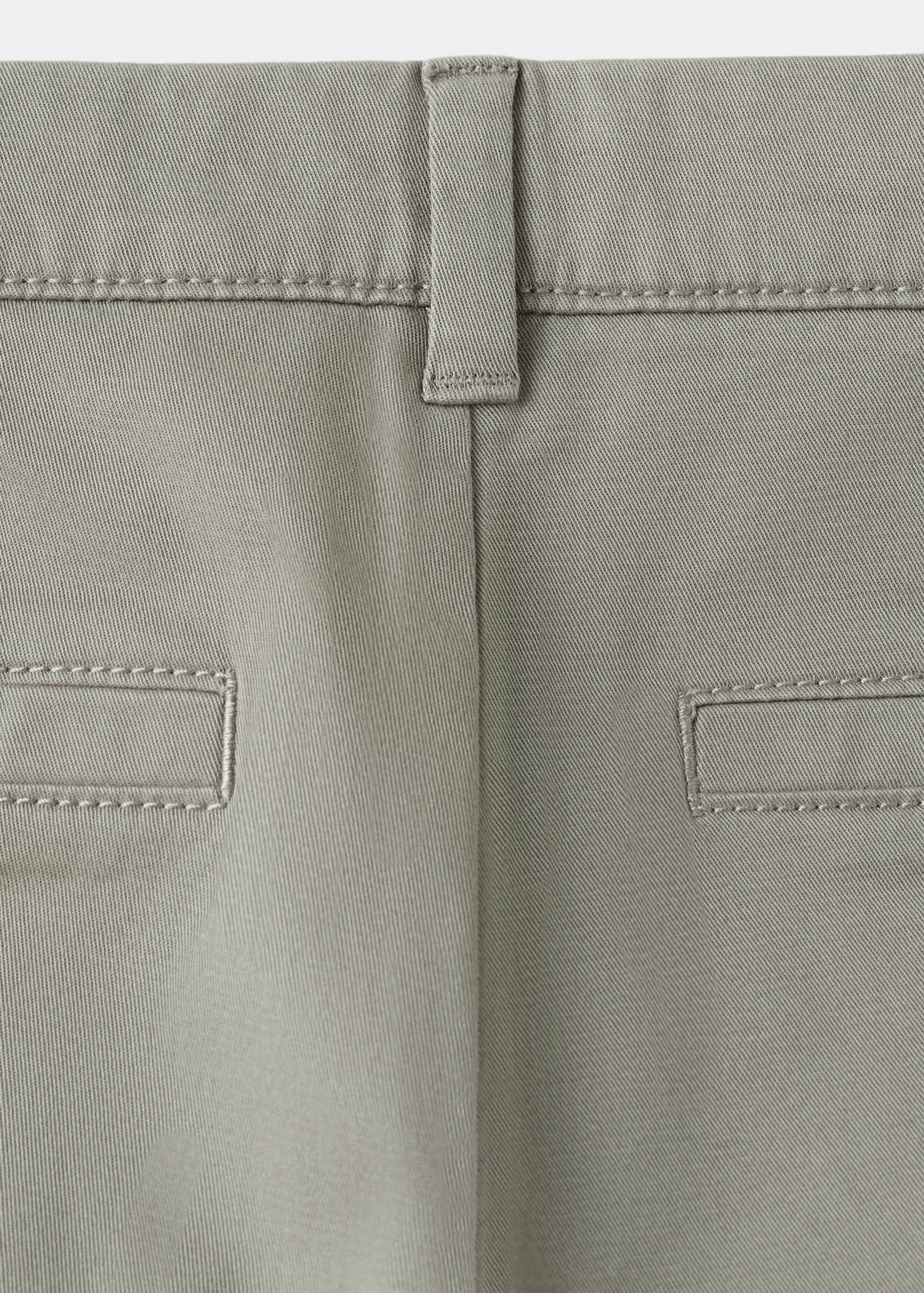 Chino trousers with turn-up hem - Details of the article 0