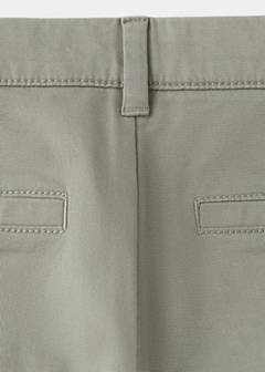 Chino trousers with turn-up hem — Khaki 6