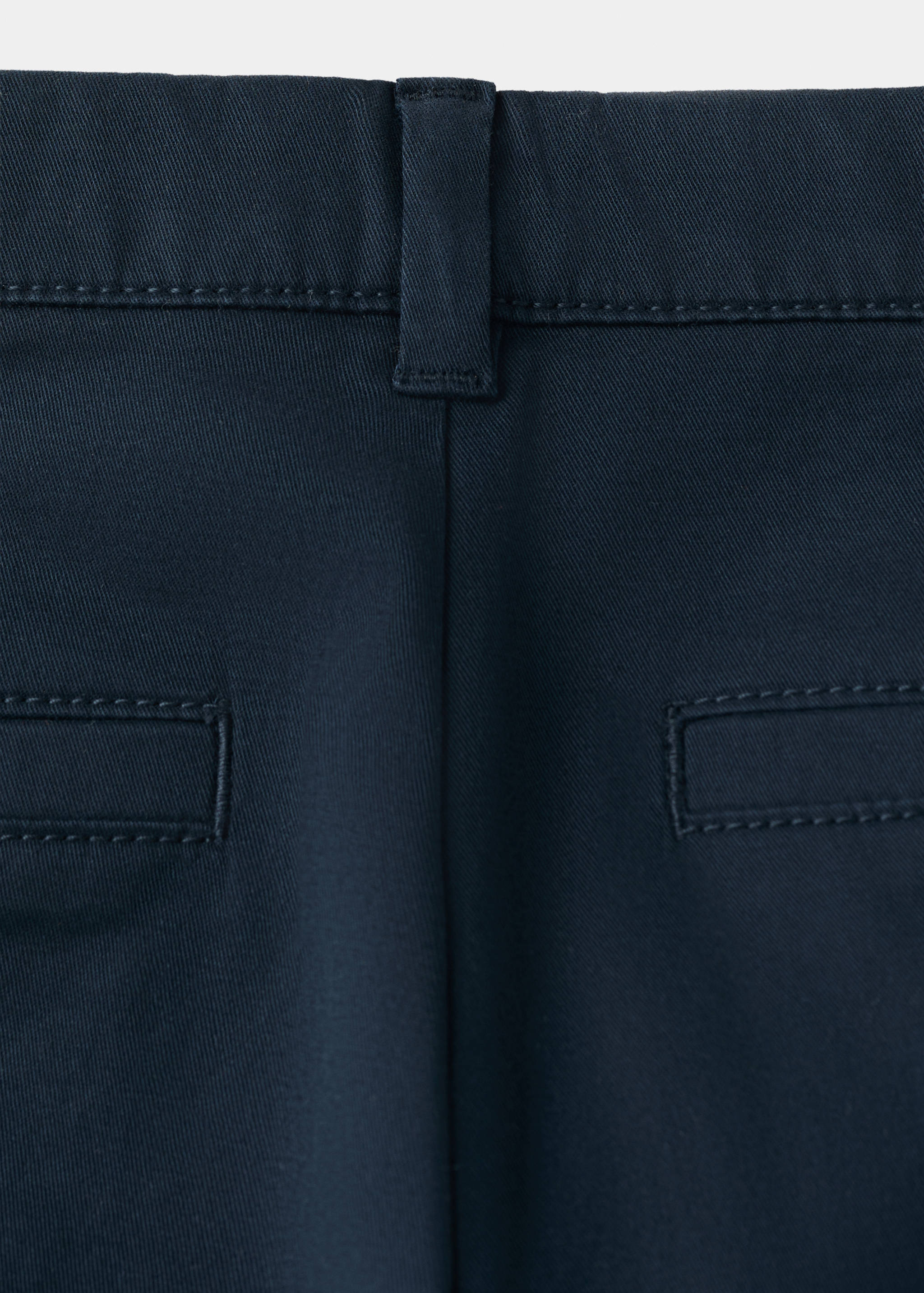 Chino trousers with turn-up hem - Details of the article 0