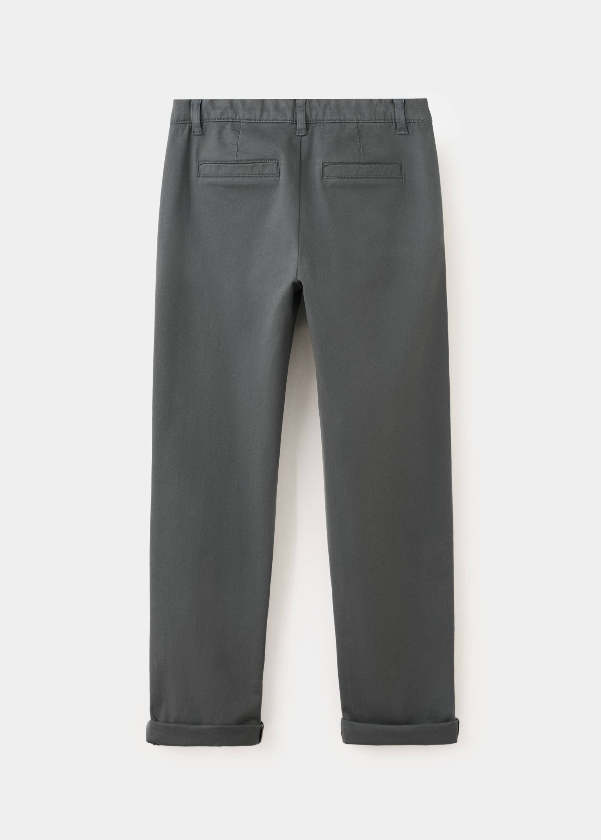 Pantalon chino avec ourlet - Verso de l’article